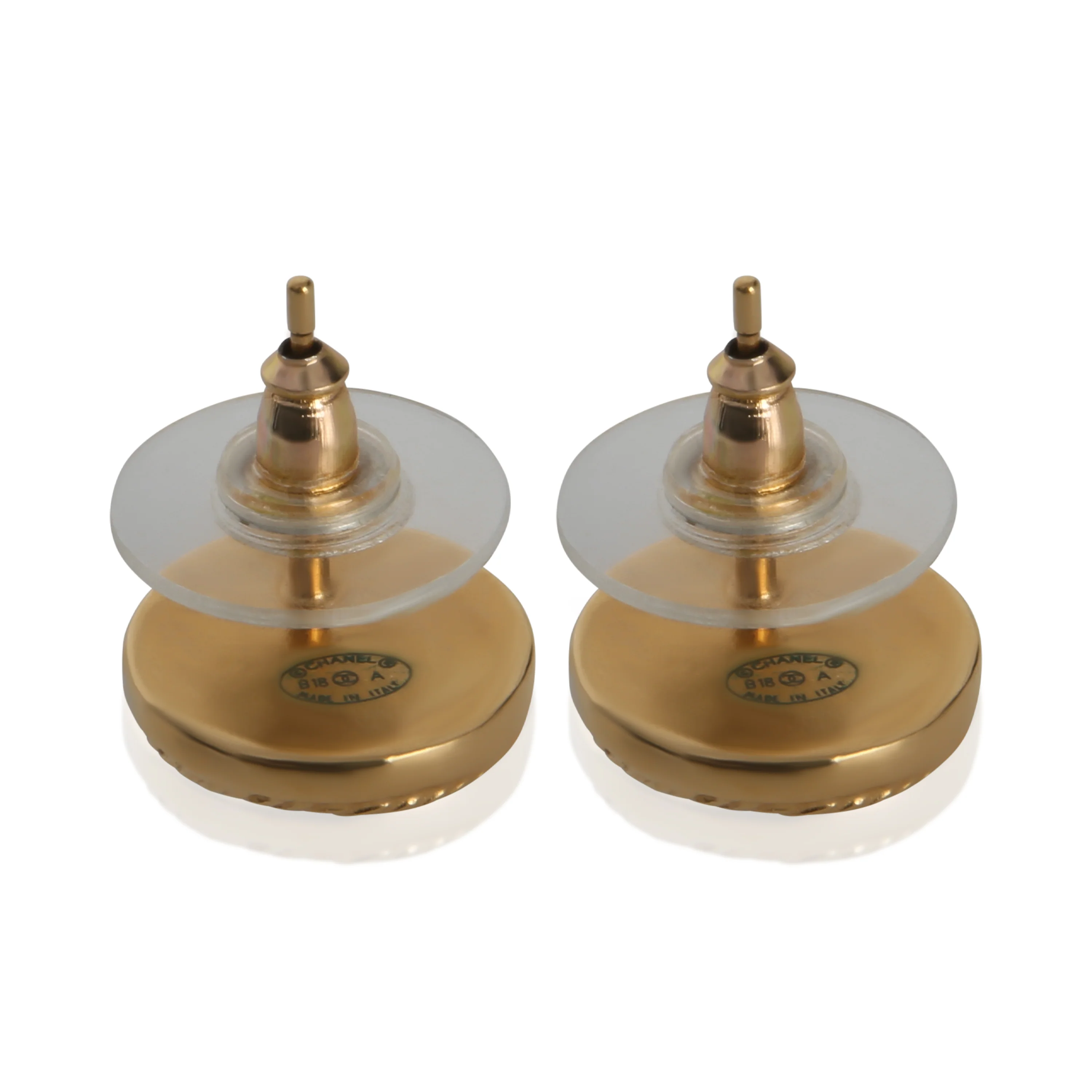 Gold-Plated 2018 Small CC Earrings - Image 3