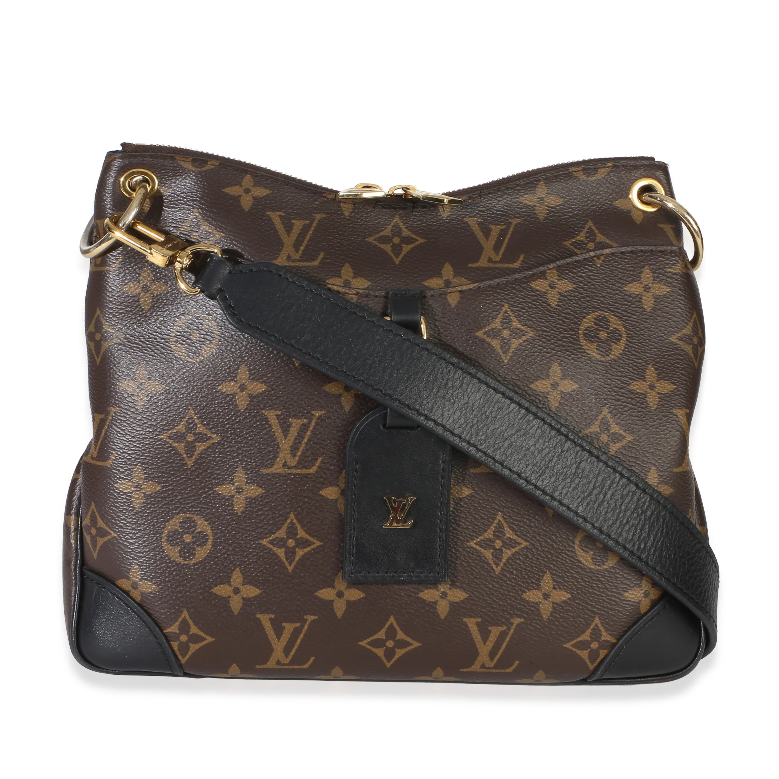 Black Monogram Canvas Odeon PM
