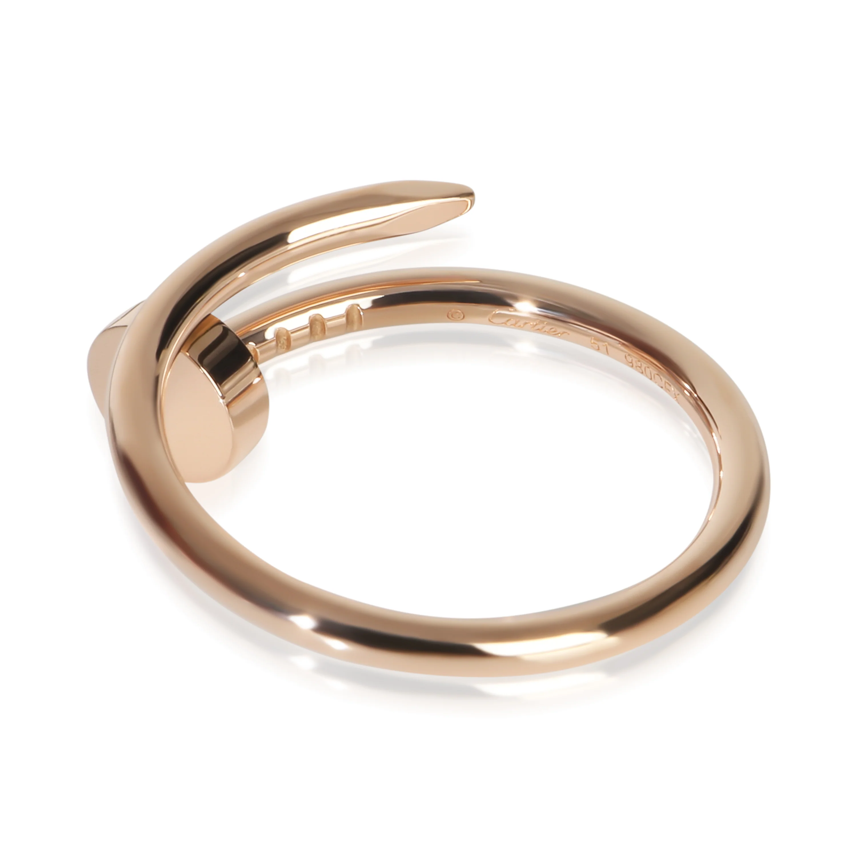 18K Rose Gold  Small Model Juste Un Clou Ring - Image 3