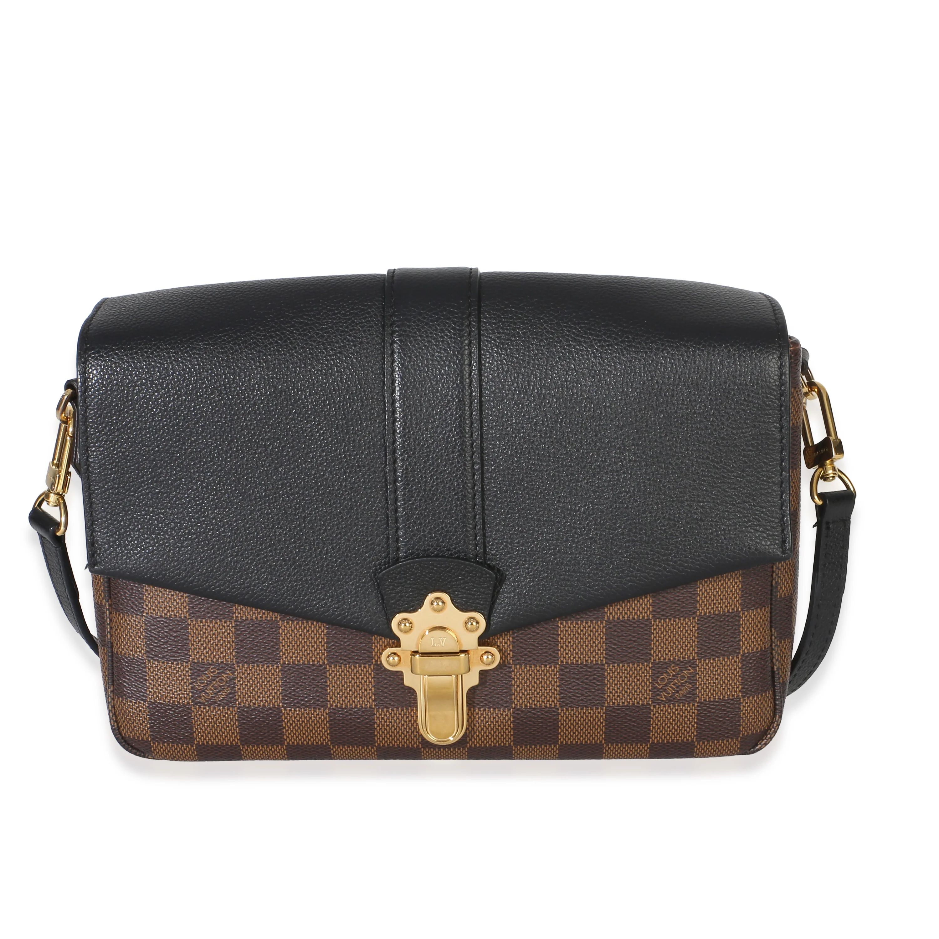 Black Damier Ebene Canvas Clapton PM