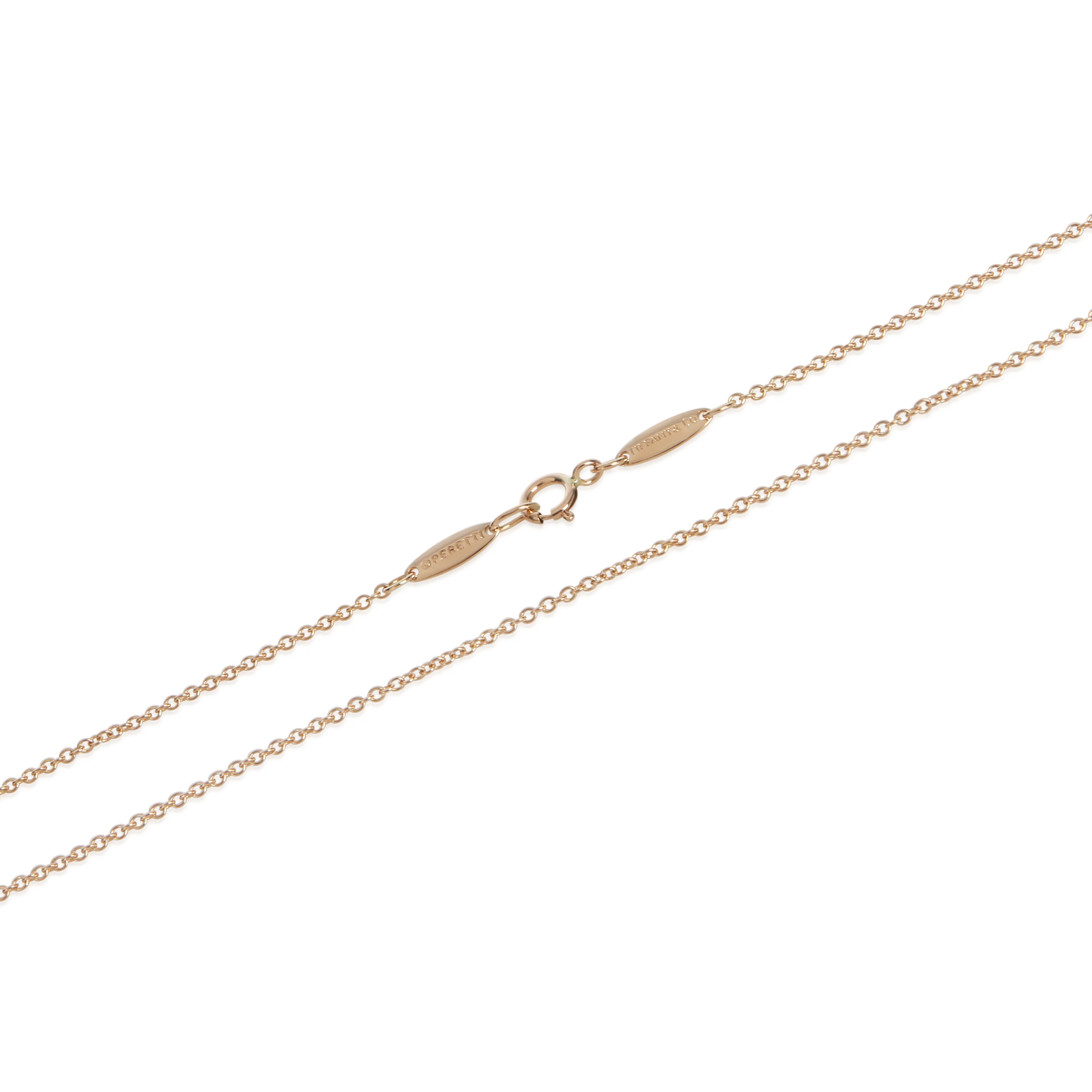 Rose Gold  Elsa Peretti Cable Chain Necklace - Image 2