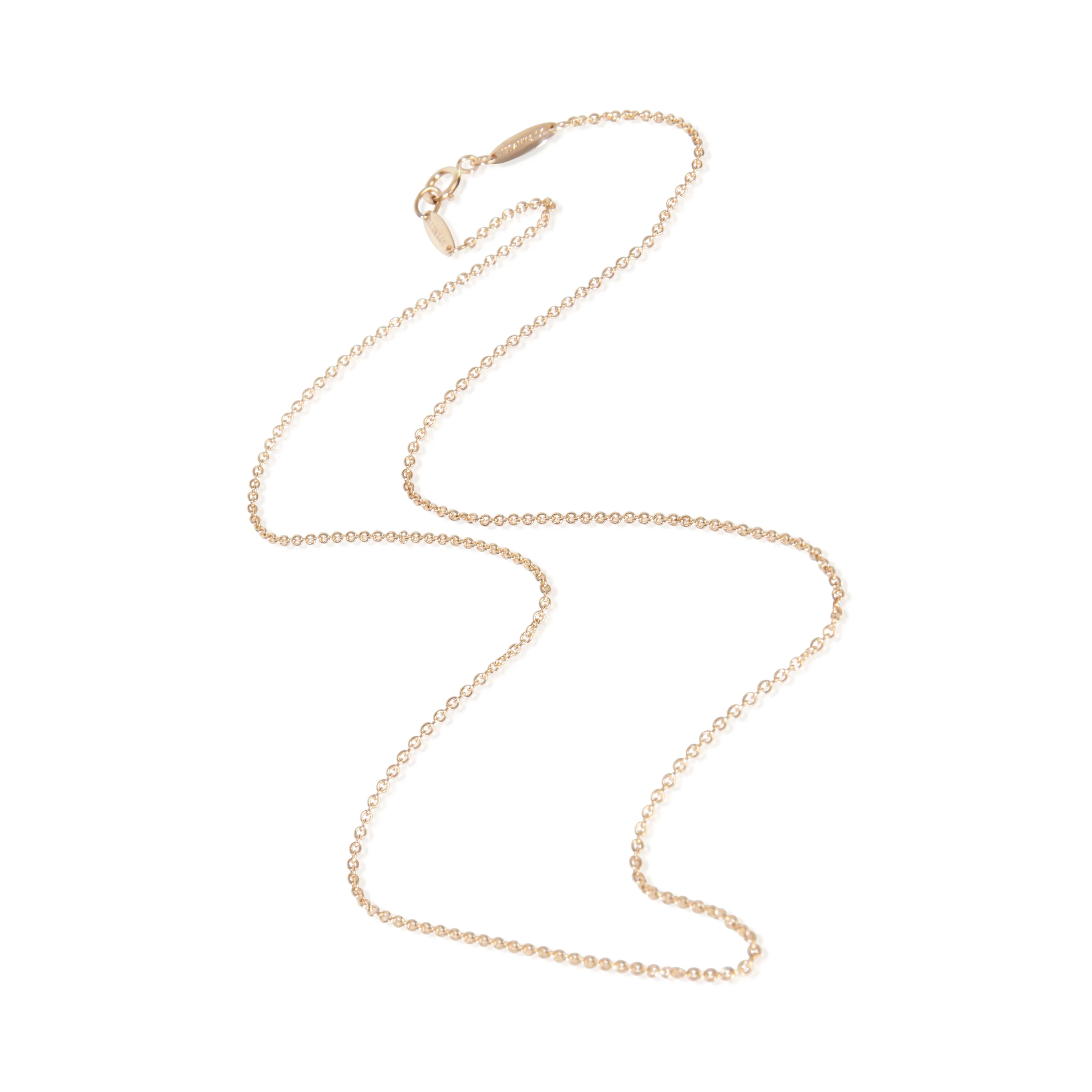 Rose Gold  Elsa Peretti Cable Chain Necklace - Image 3
