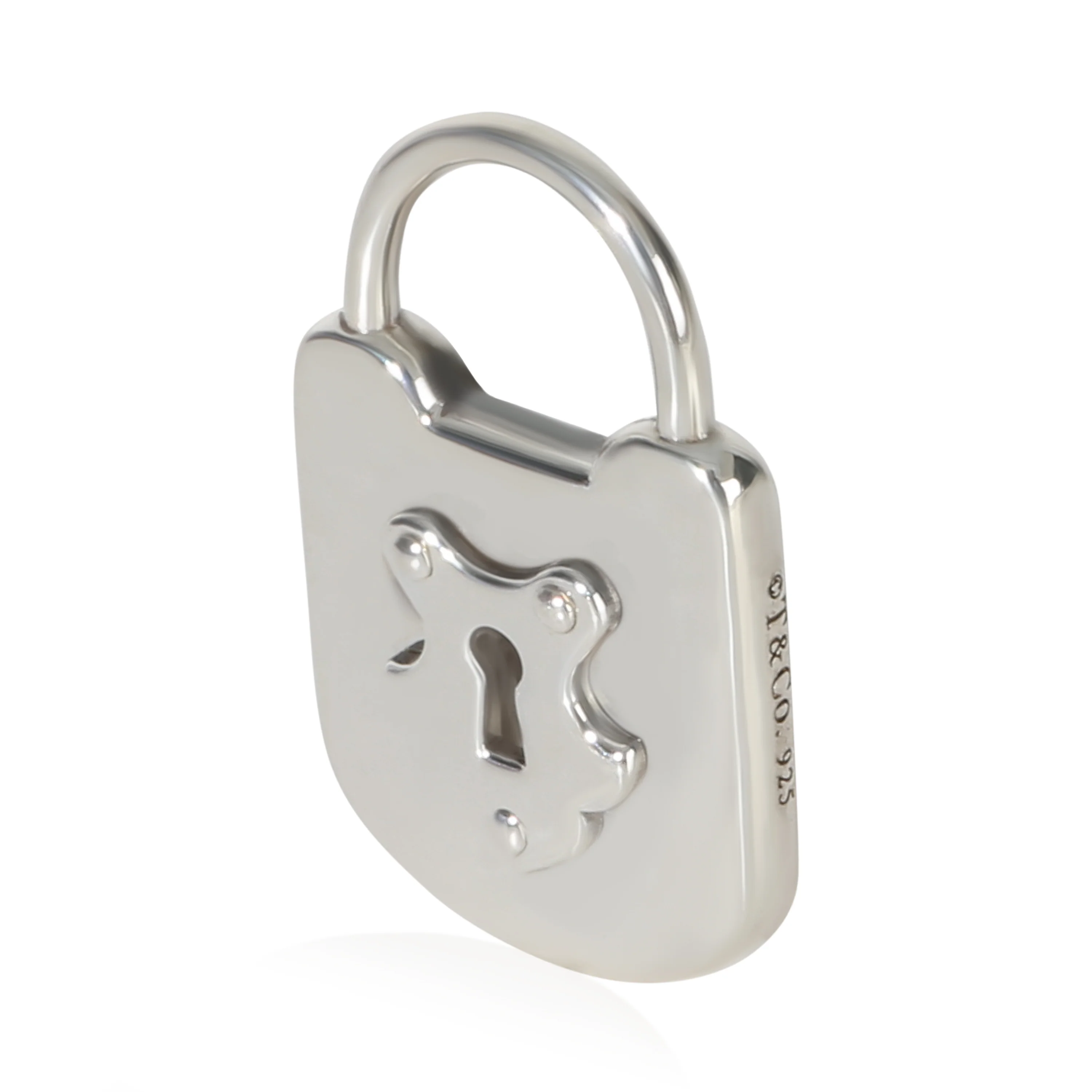 Sterling Silver Lock Pendant - Image 2