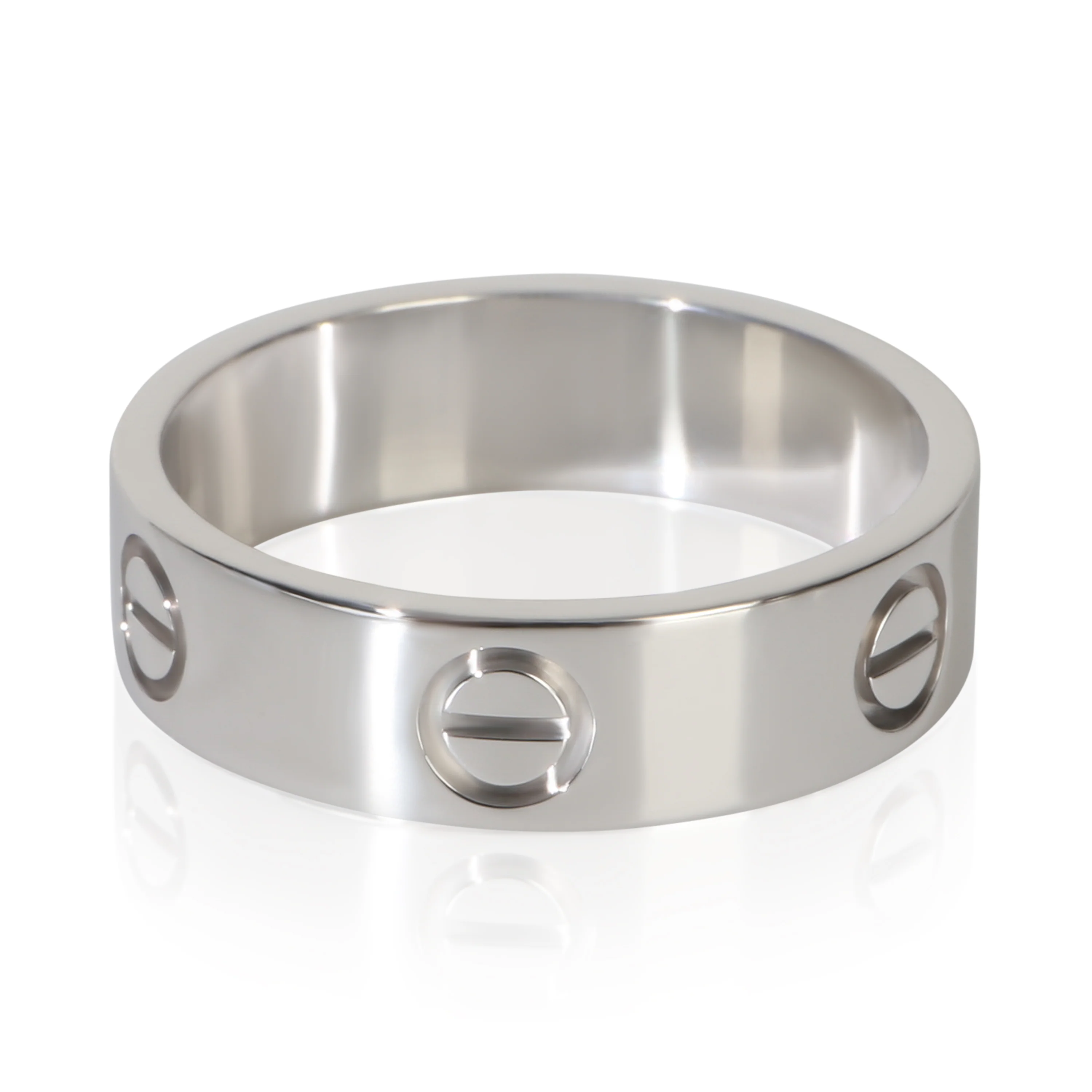 White Gold Love Ring - Image 3