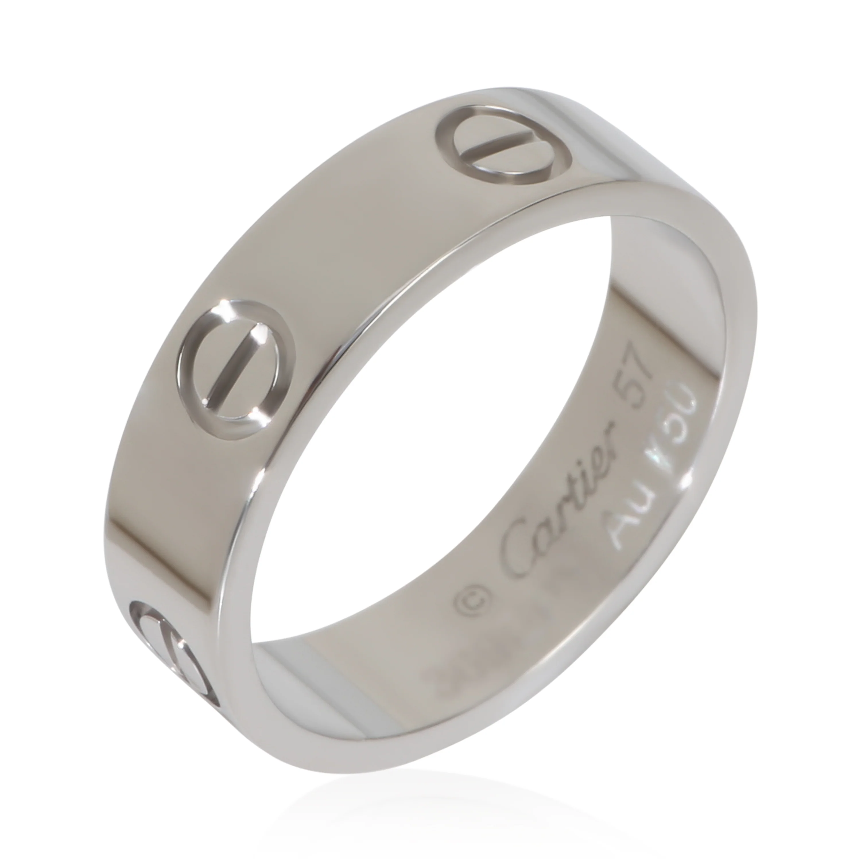 White Gold Love Ring - Image 4