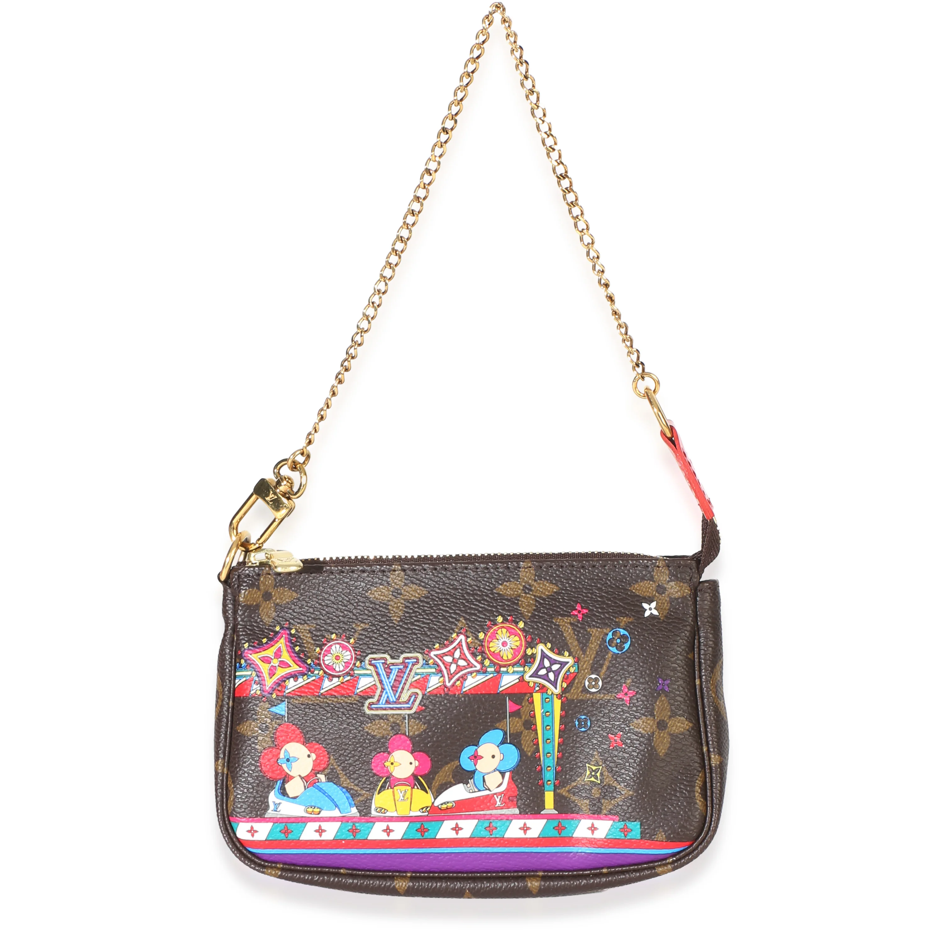 Monogram Canvas Vivienne Xmas Mini Pochette Accessoires
