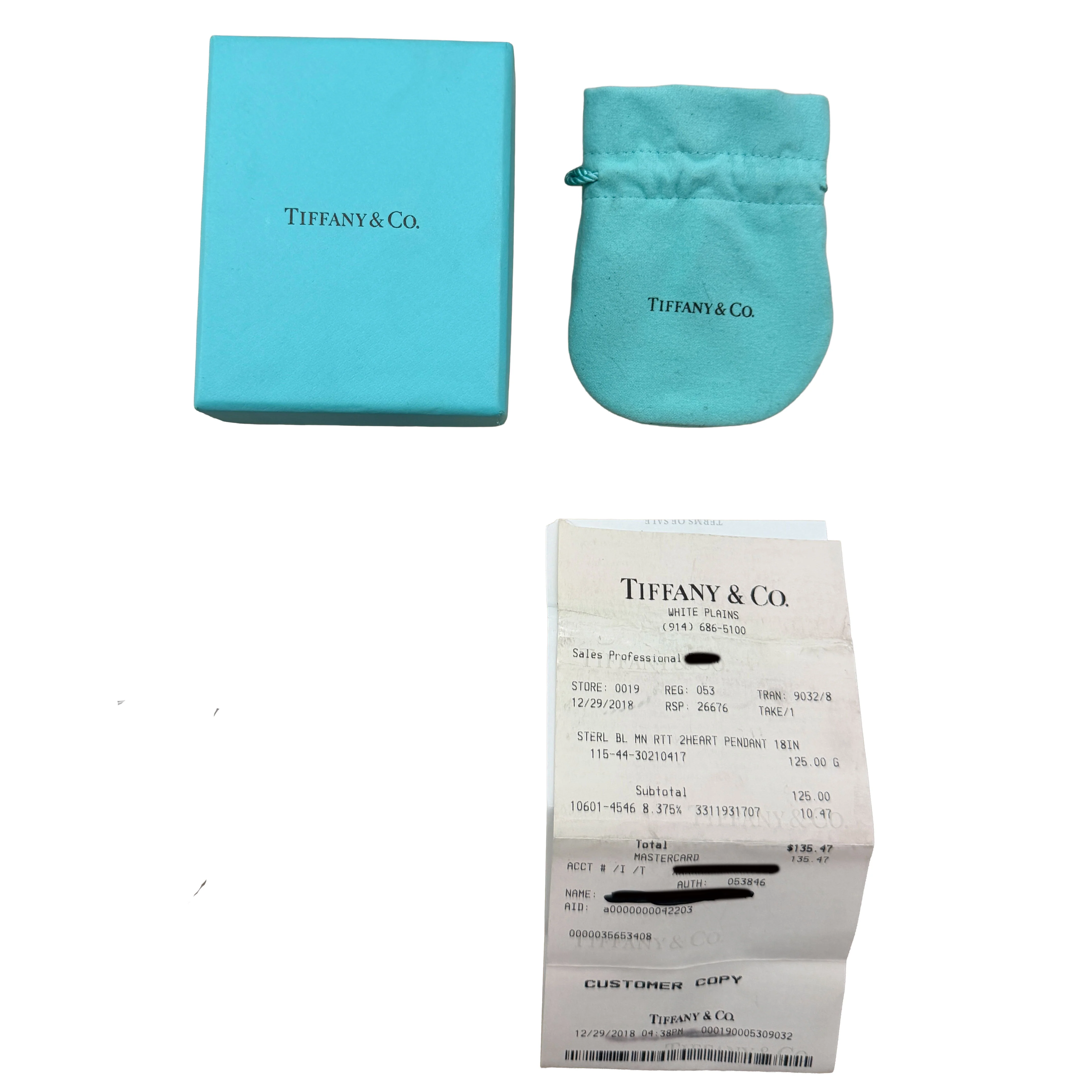 Sterling Silver  Return To Tiffany Pendant - Image 4