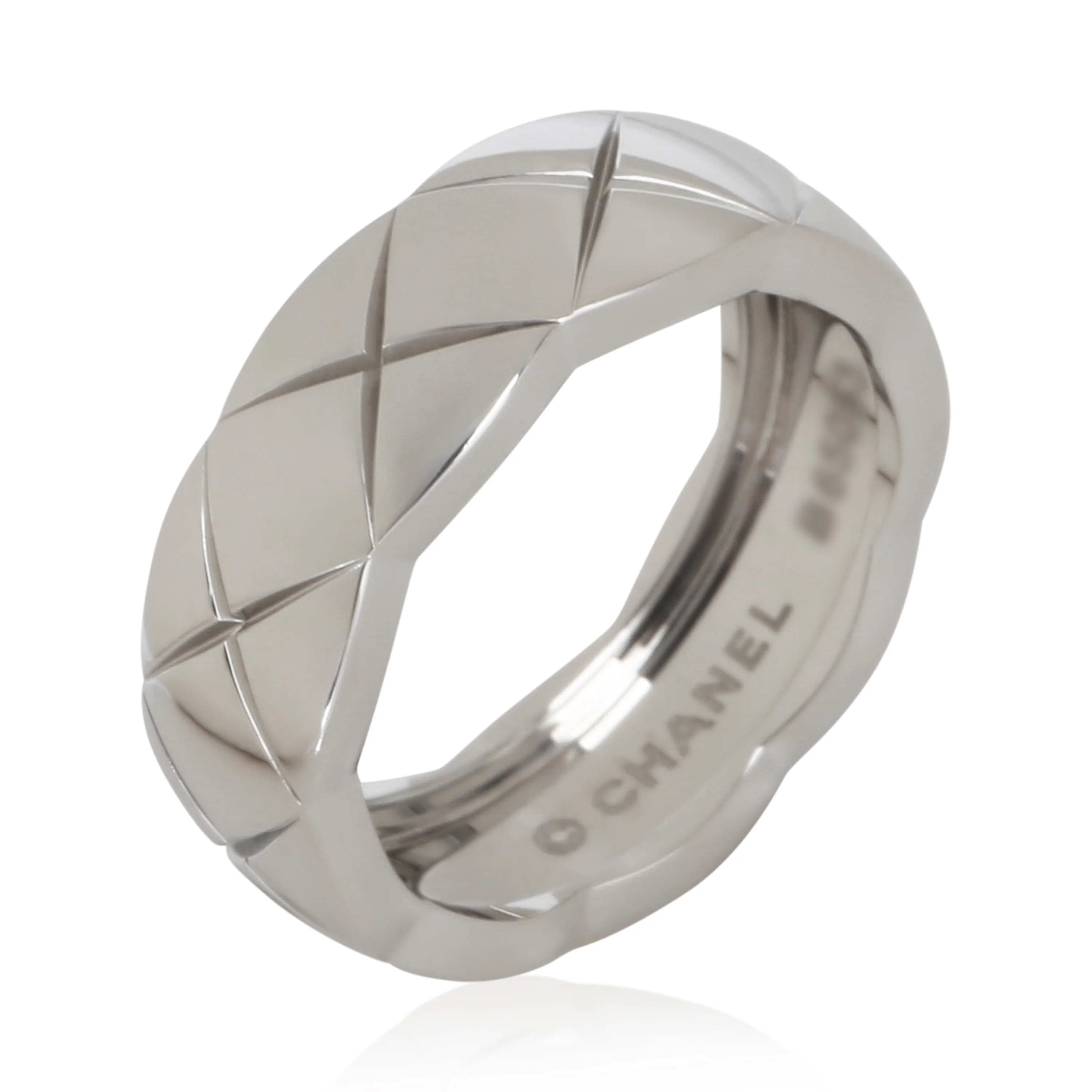 White Gold Small Model Coco Crush Ring - Image 4