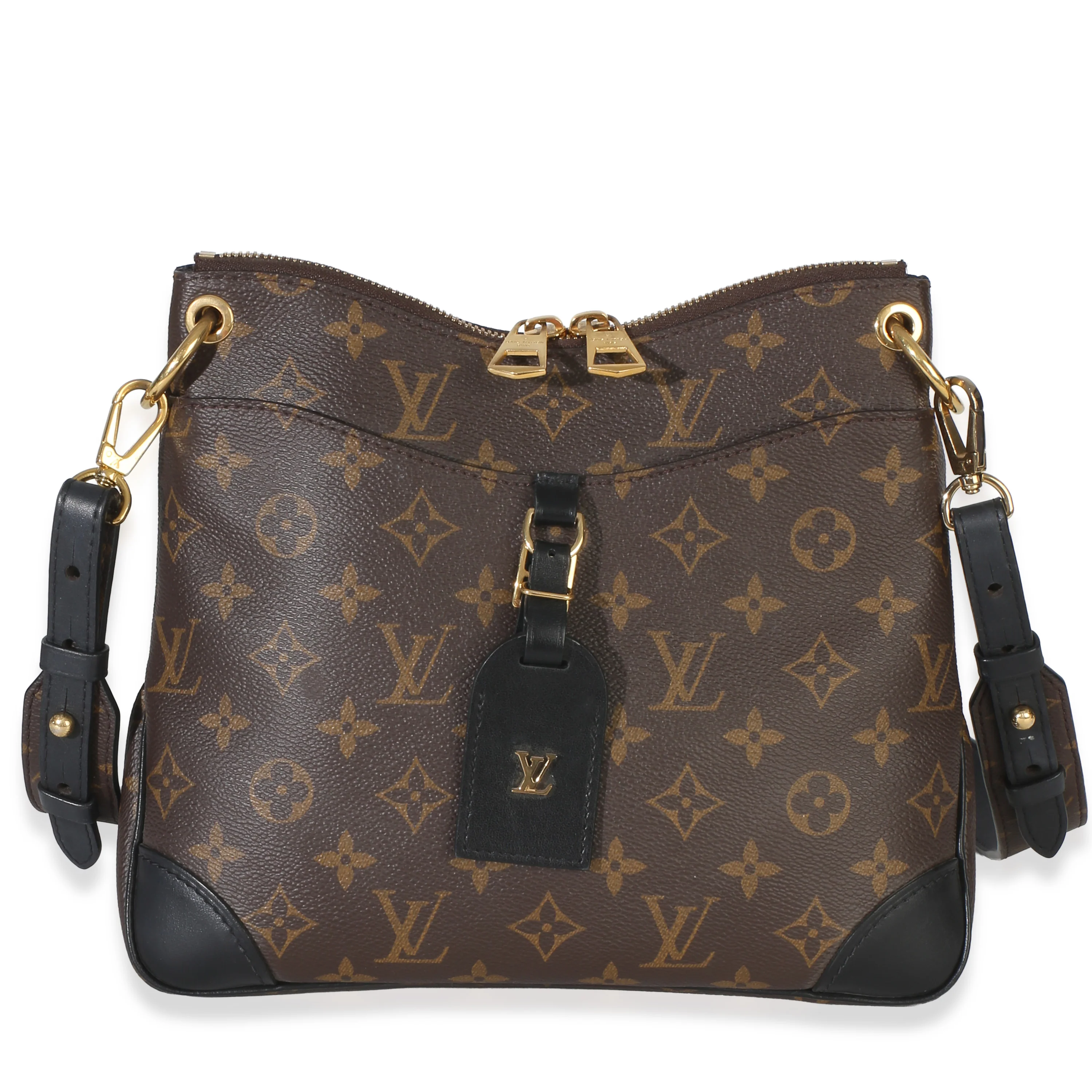 Black Monogram Canvas Odeon PM