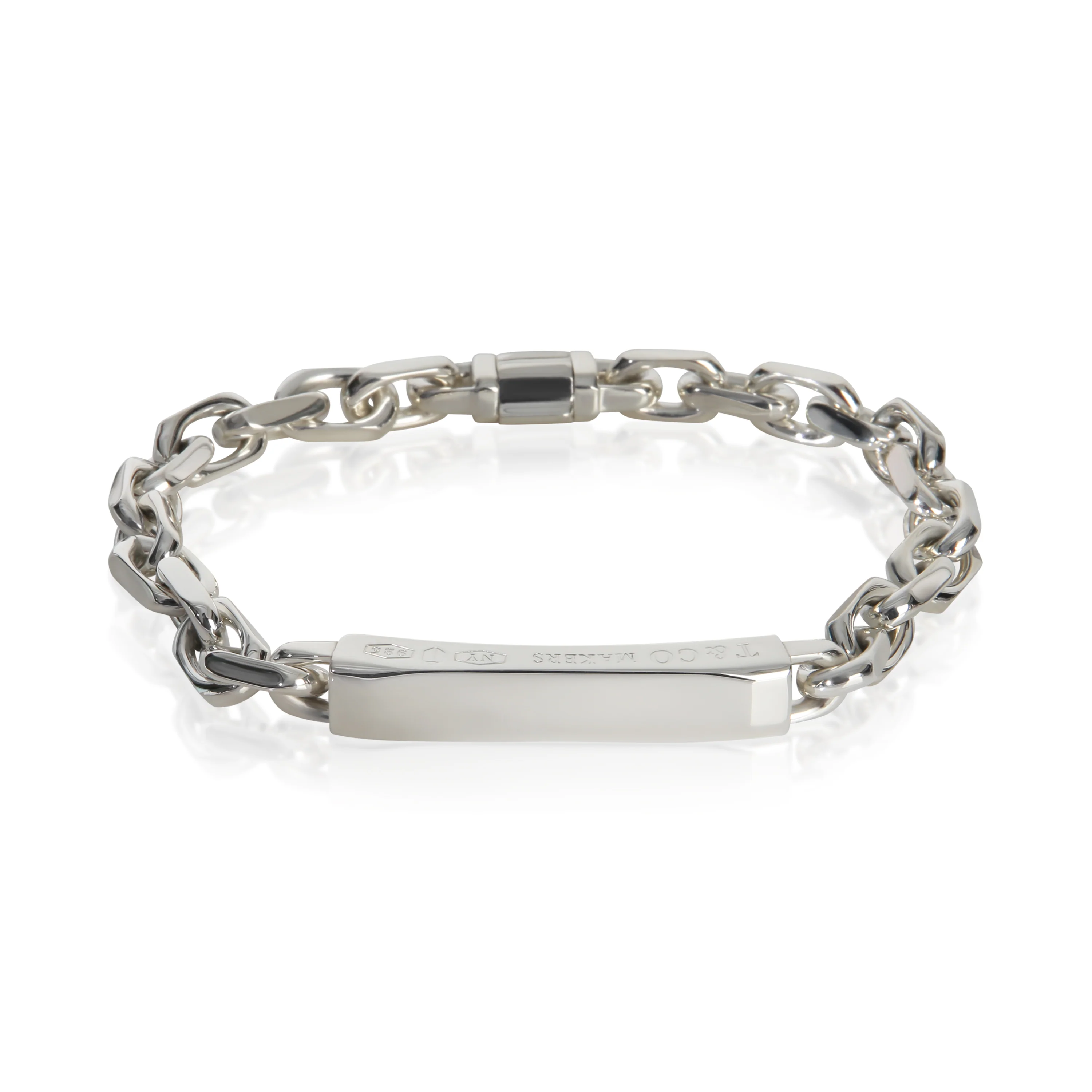 Sterling Silver 1837 Makers ID Bracelet