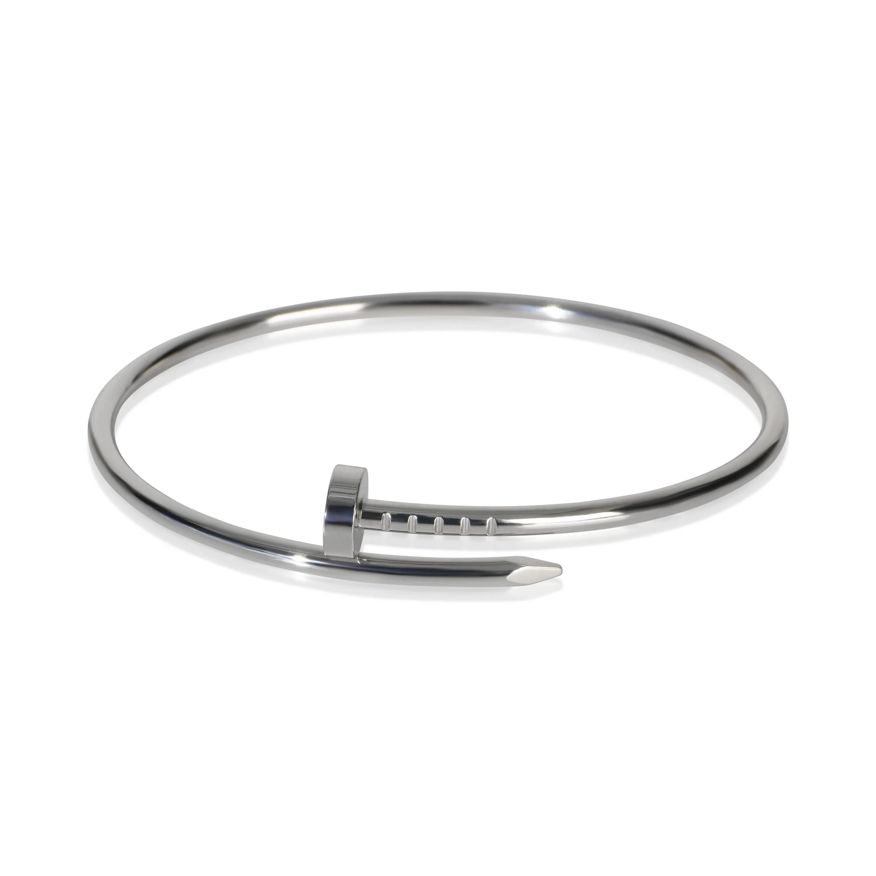 White Gold Small Model Juste Un Clou Bracelet