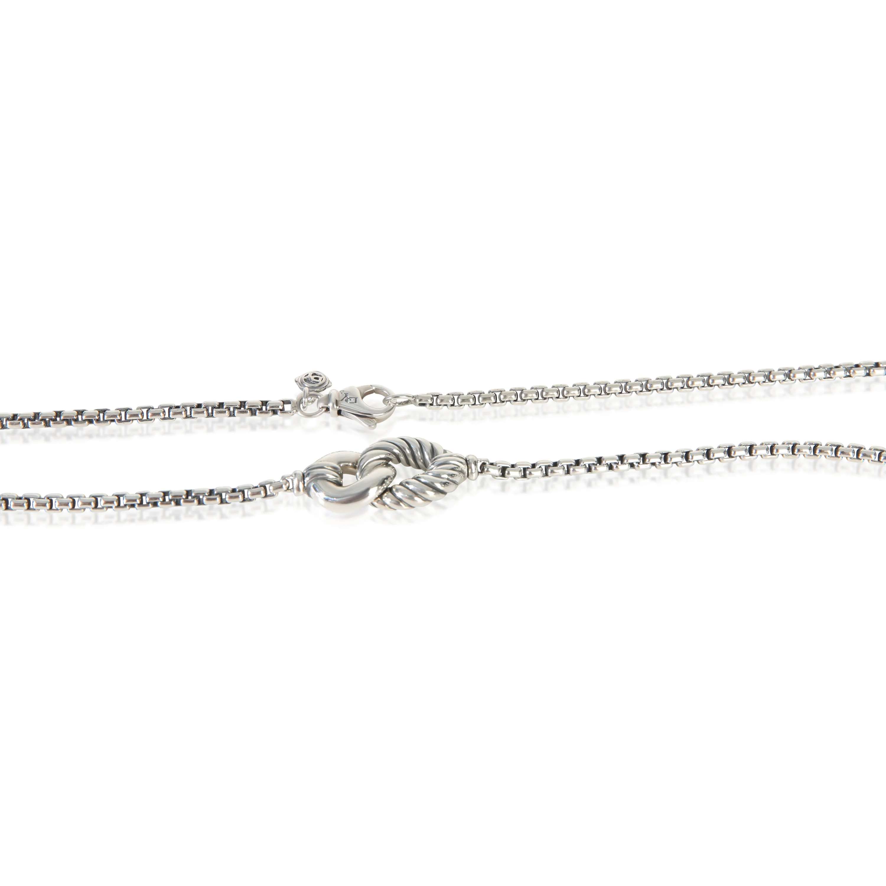 Yellow Gold & Sterling Silver Belmont Curb Link Four Station Neckl - Image 2