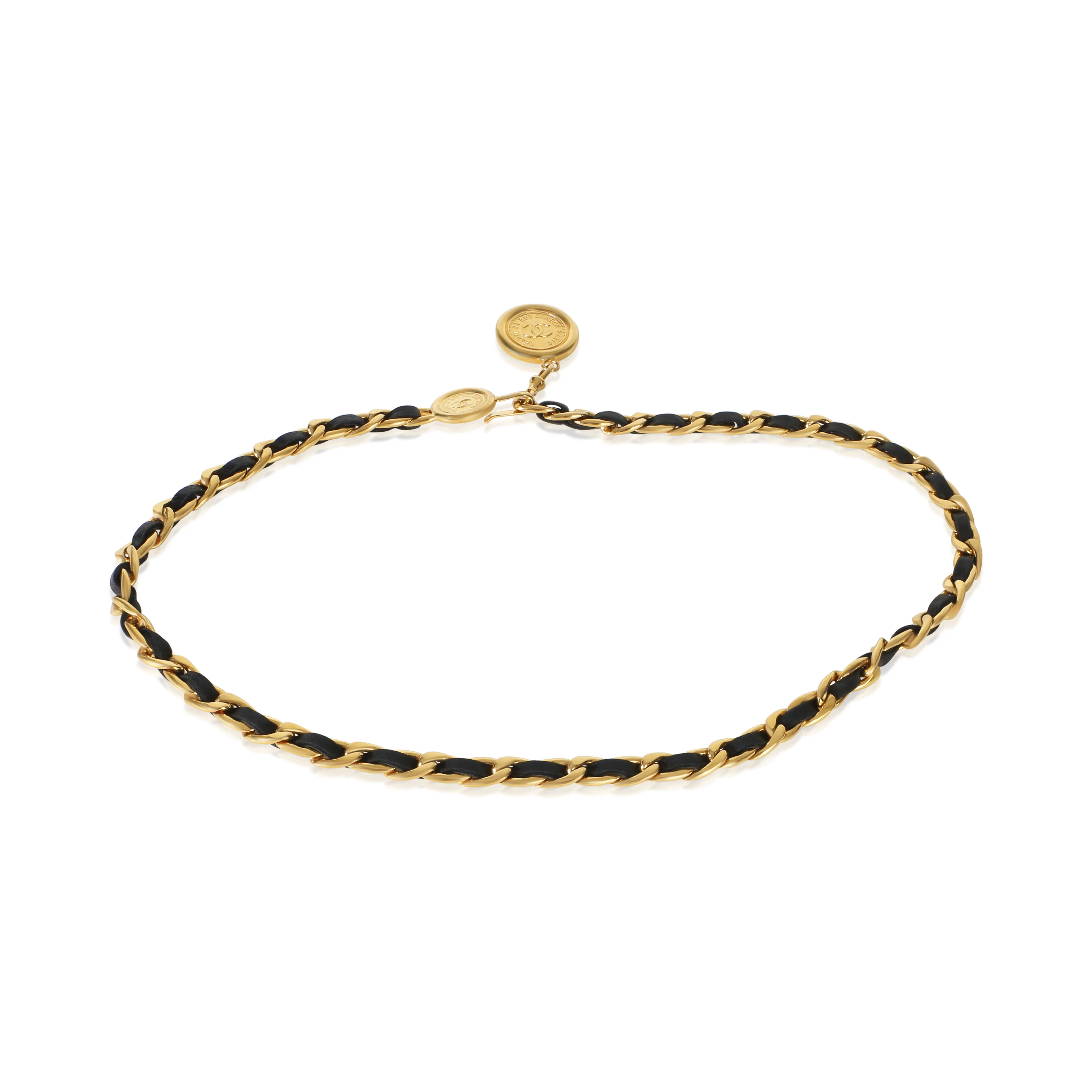 Gold-Plated Vintage Chain Link Belt - Image 2