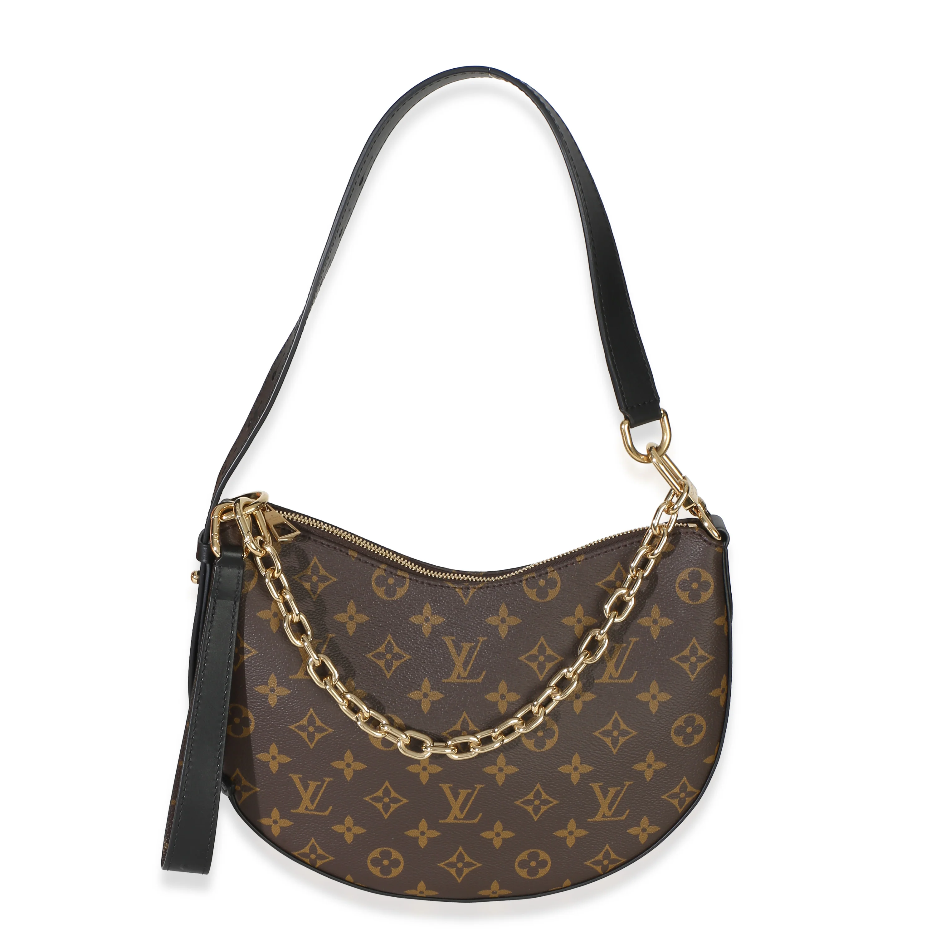 Black Monogram Canvas Cookie BB