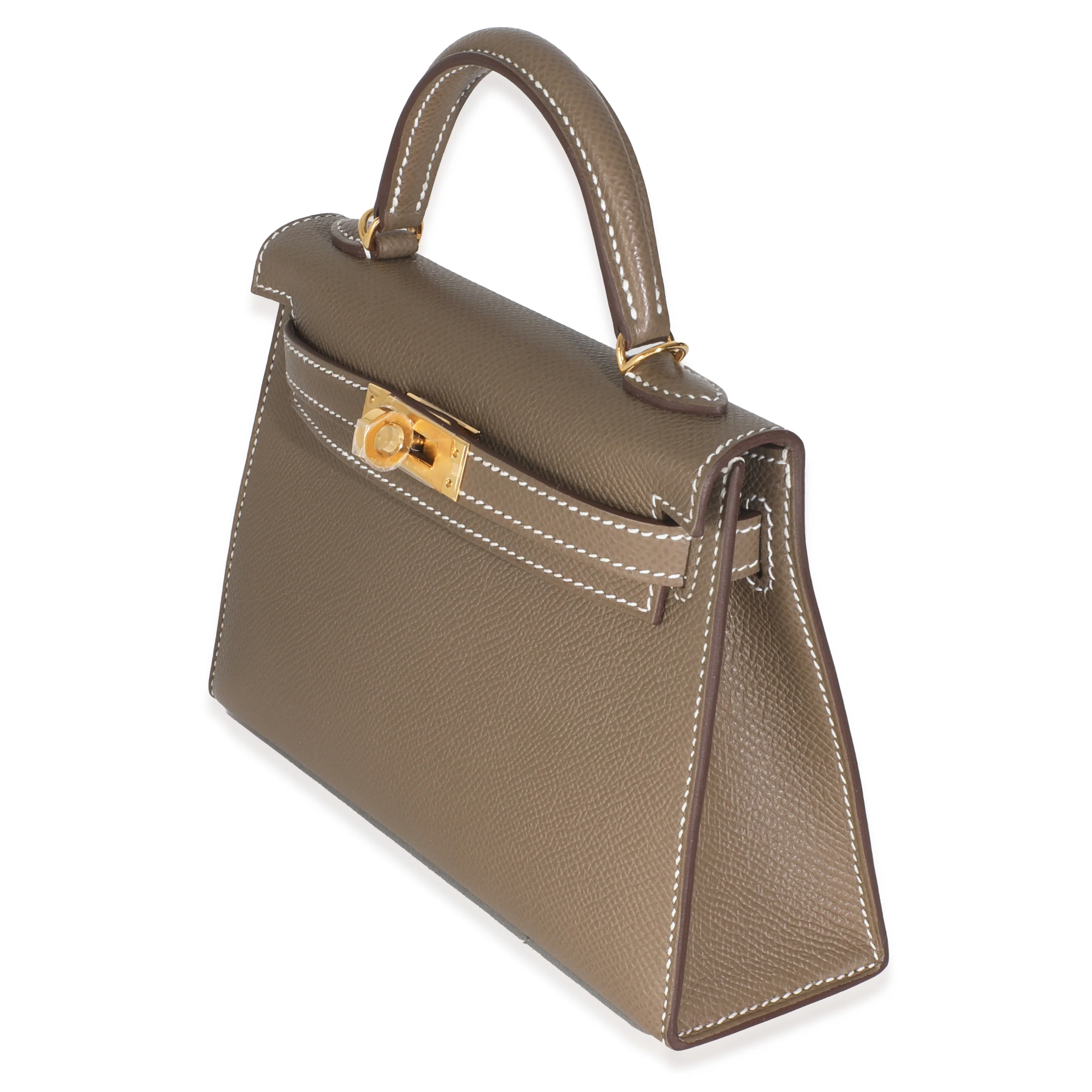 Etoupe Epsom Mini Sellier Kelly 20 GHW - Image 2