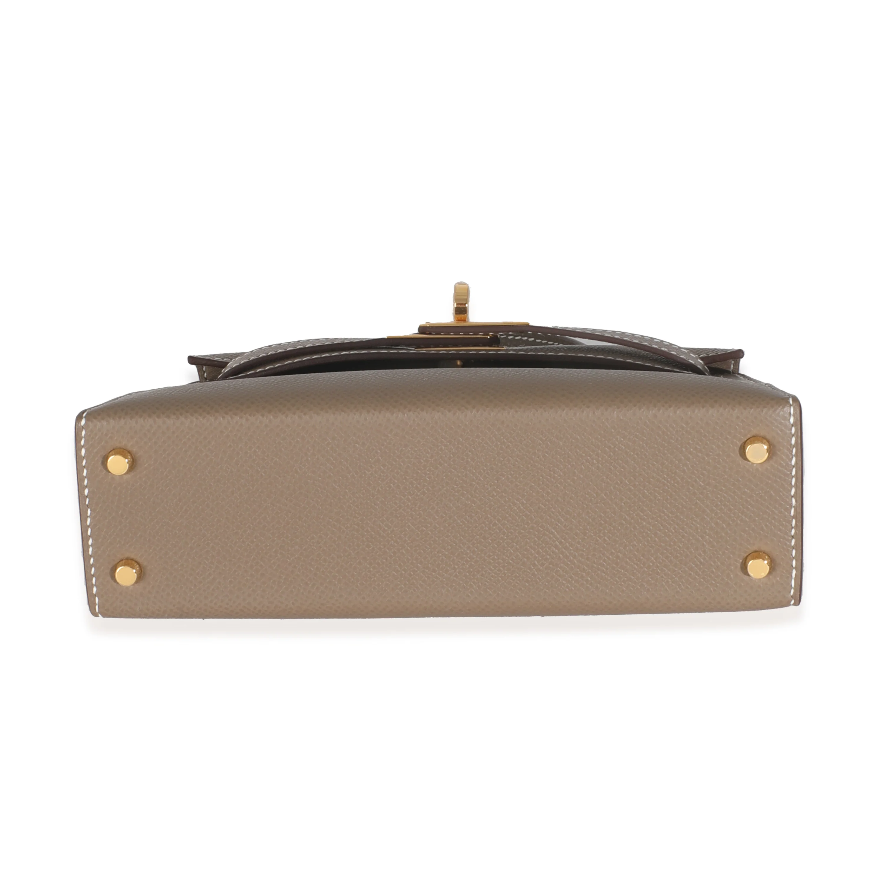 Etoupe Epsom Mini Sellier Kelly 20 GHW - Image 5