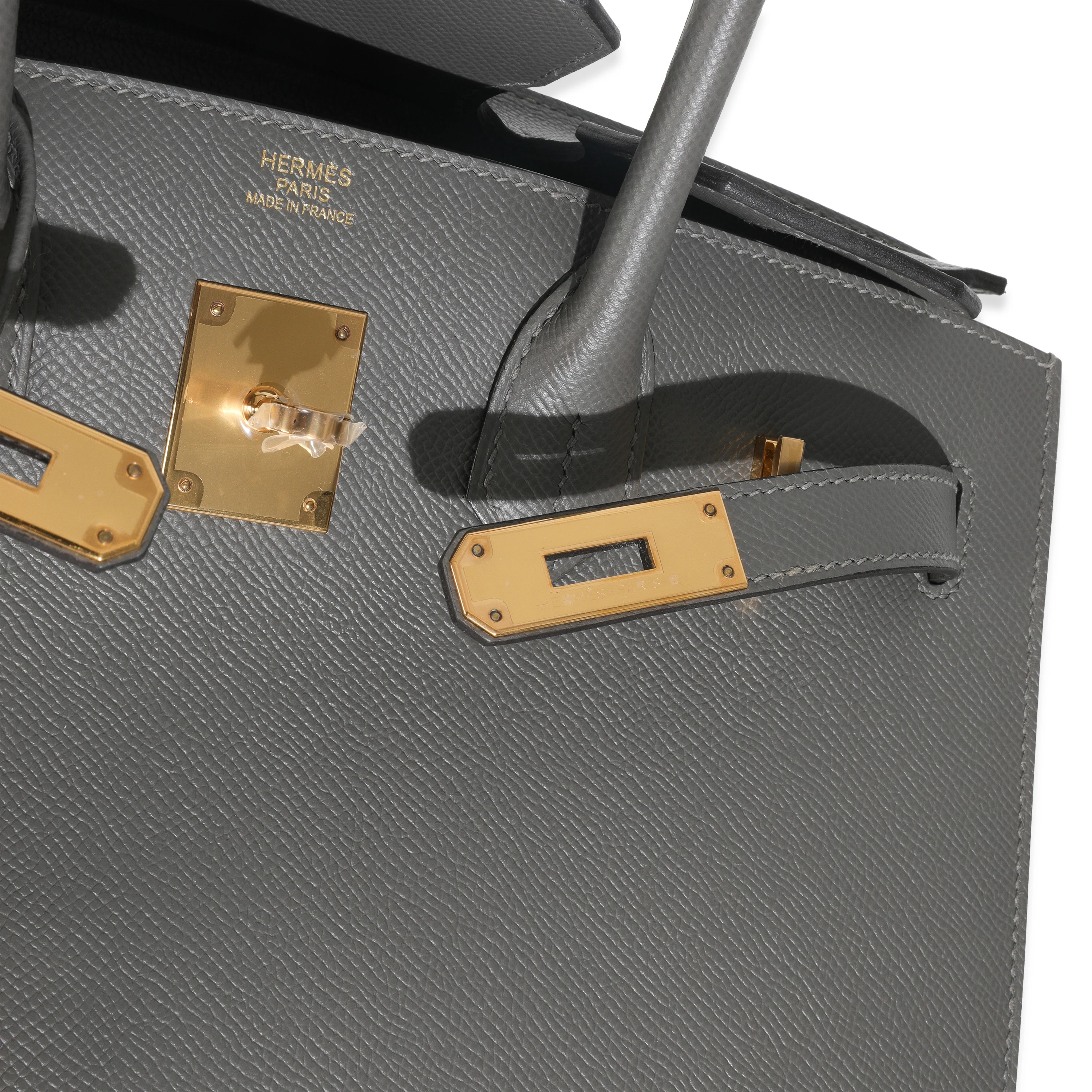 Gris Meyer Epsom Sellier Birkin 30 GHW - Image 8