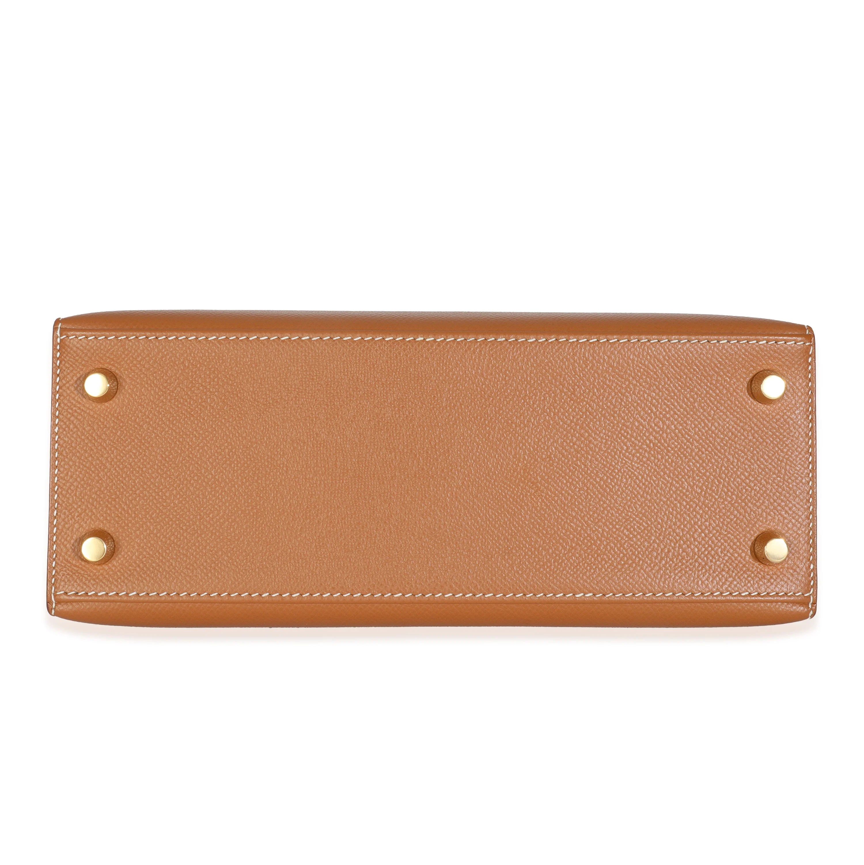 Gold Epsom Sellier Kelly 25 GHW - Image 5