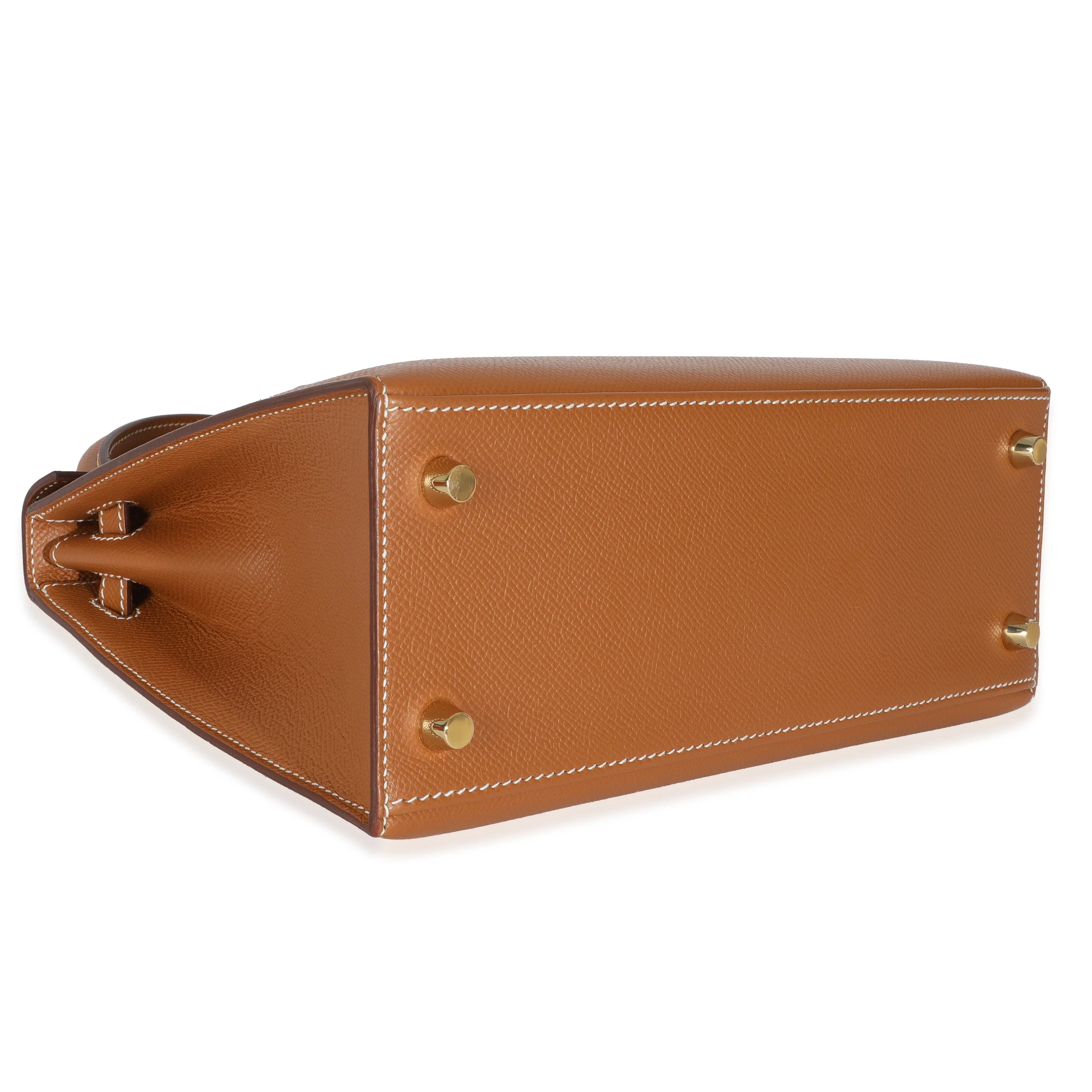 Gold Epsom Sellier Kelly 25 GHW - Image 6