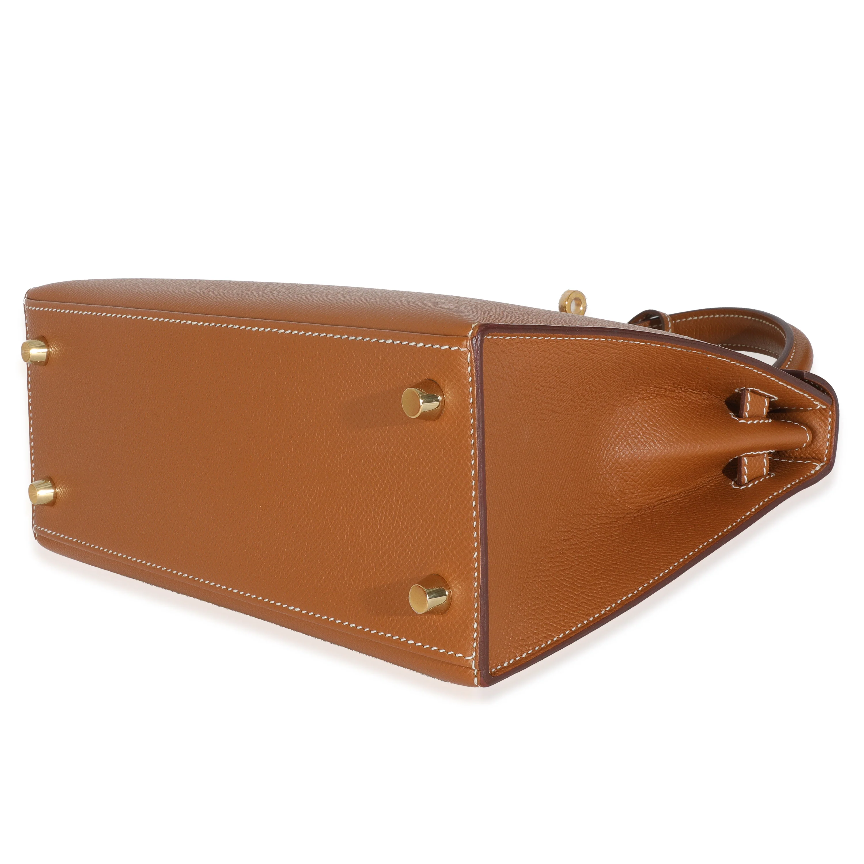 Gold Epsom Sellier Kelly 25 GHW - Image 7