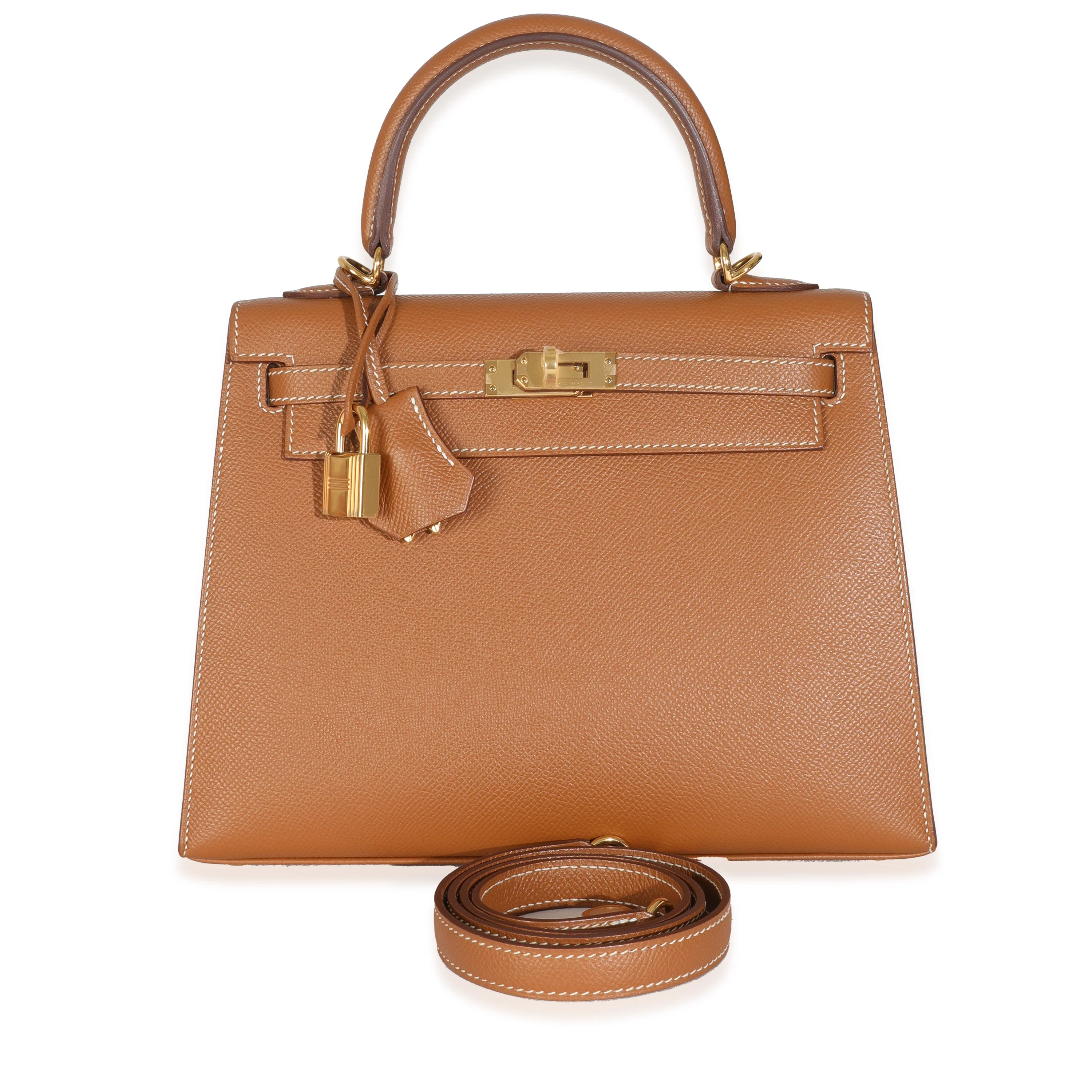 Gold Epsom Sellier Kelly 25 GHW - Image 9