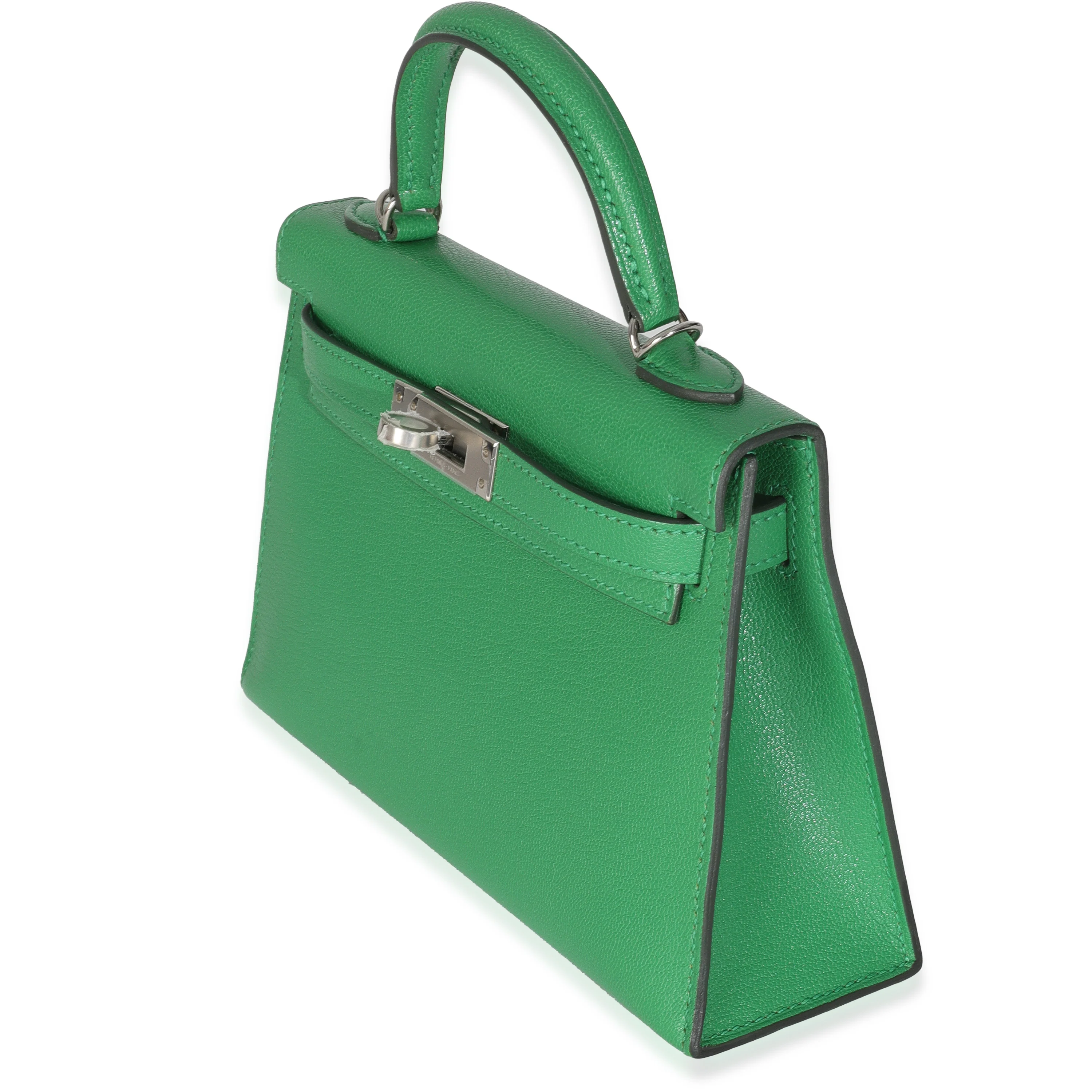 Chamkila Chevre Bamboo Mini Sellier Kelly 20 II PHW - Image 3