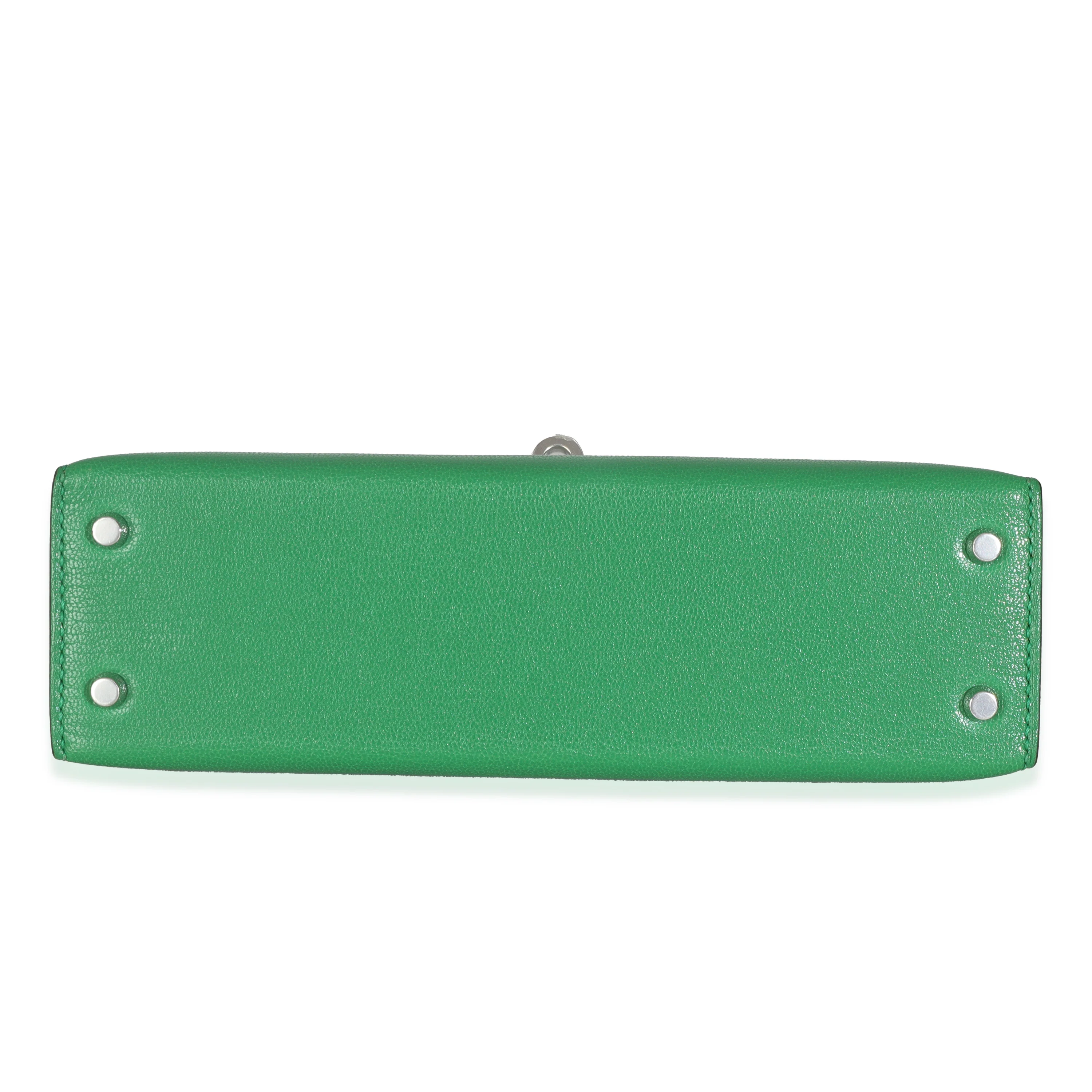 Chamkila Chevre Bamboo Mini Sellier Kelly 20 II PHW - Image 7
