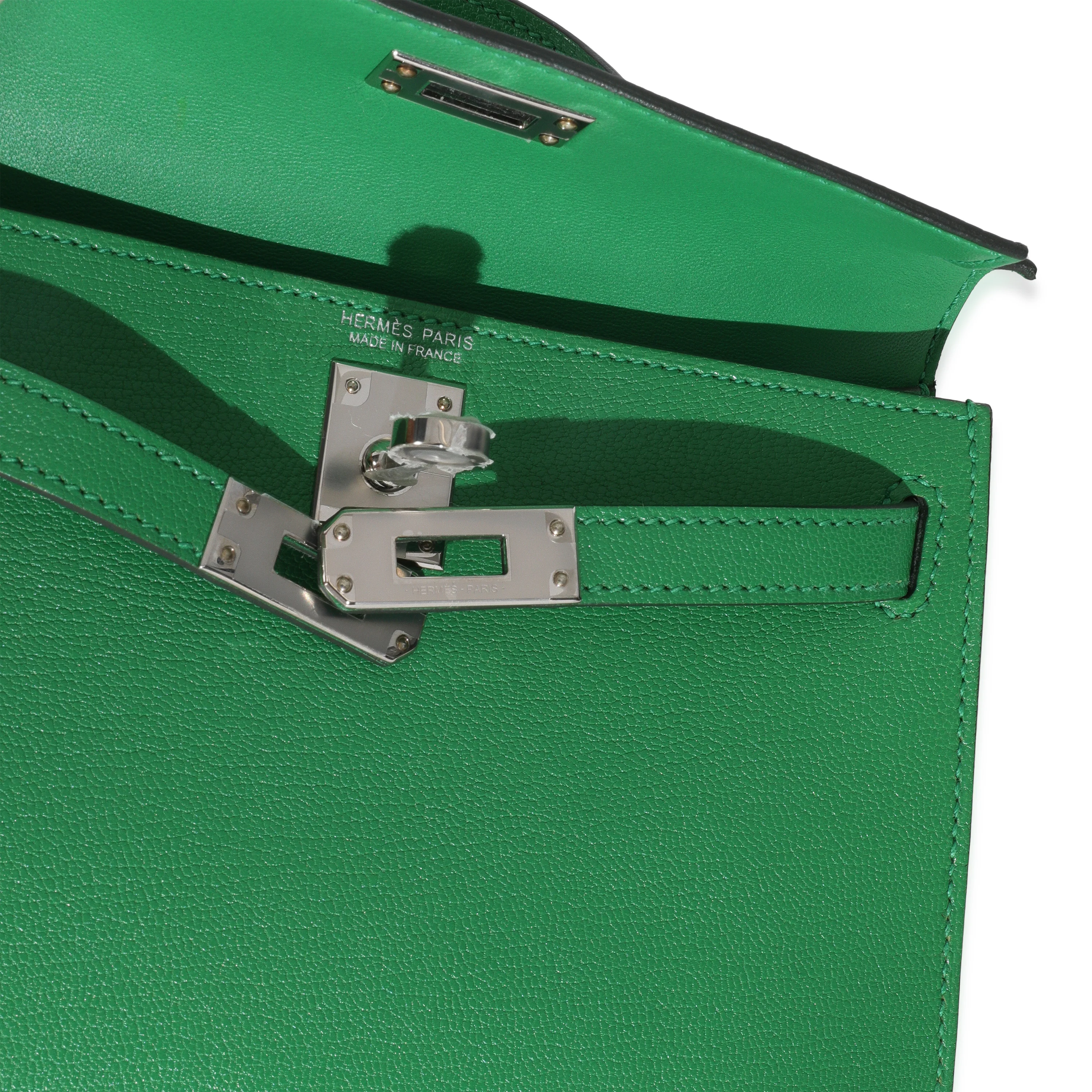 Chamkila Chevre Bamboo Mini Sellier Kelly 20 II PHW - Image 9