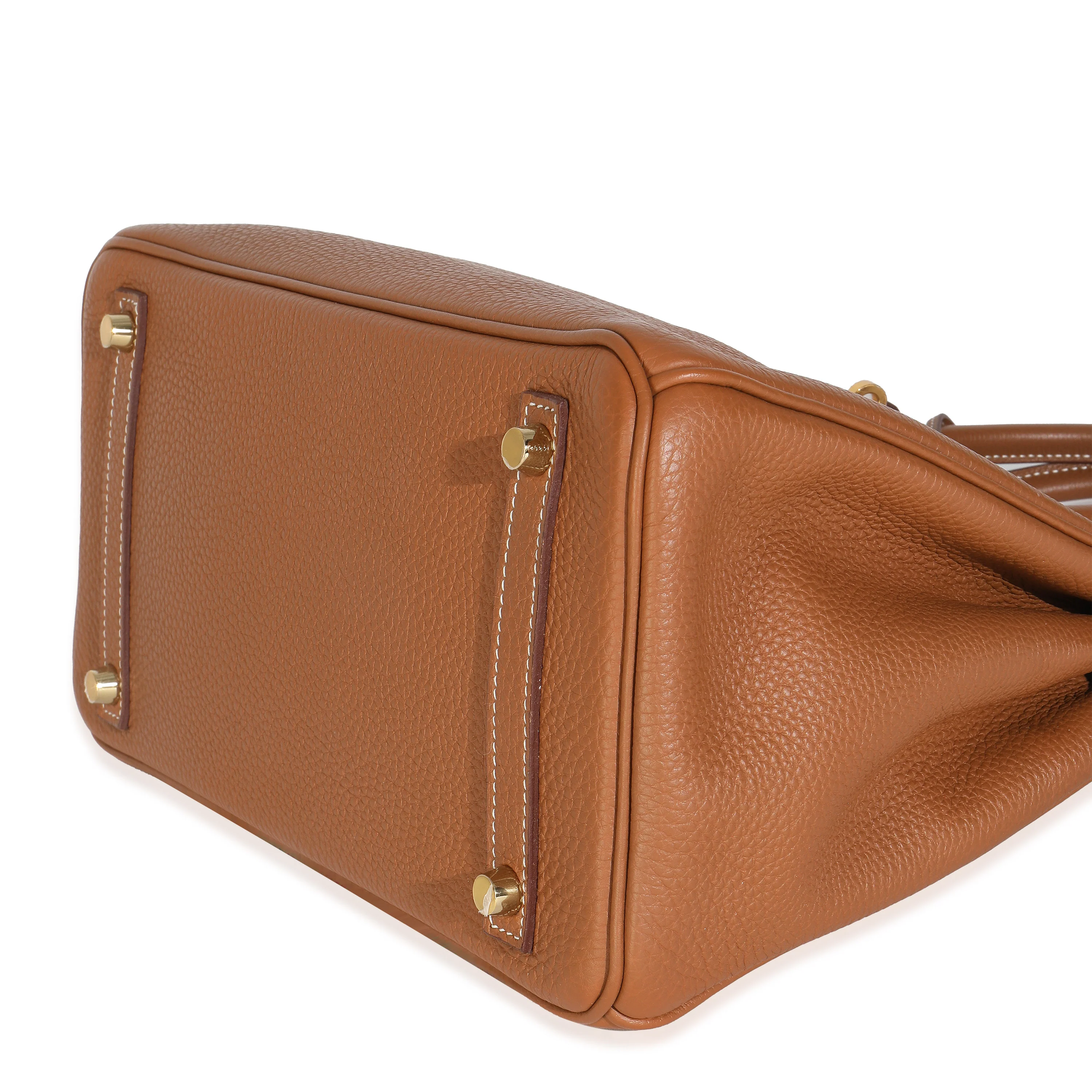 Gold Togo Birkin 30 GHW - Image 7