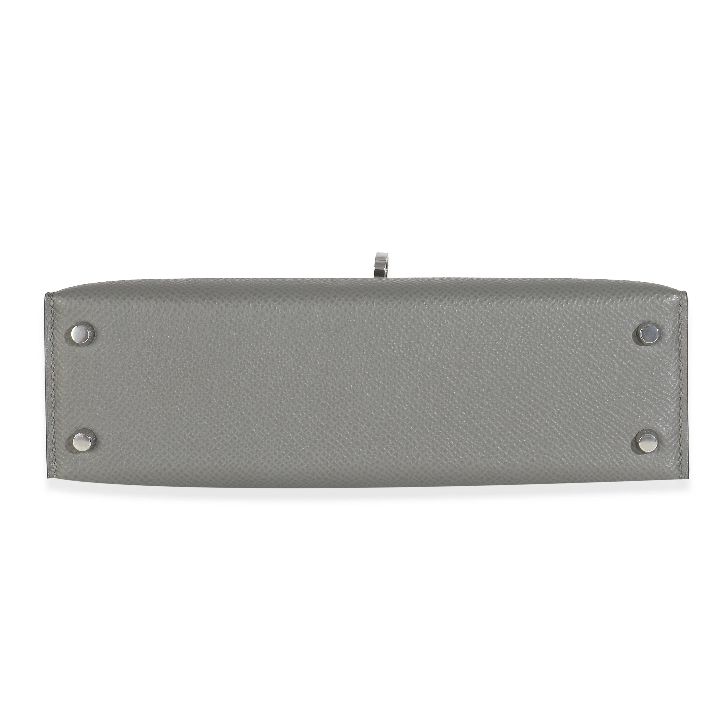 Gris Meyer Epsom Sellier Mini Kelly II 20 PHW - Image 6