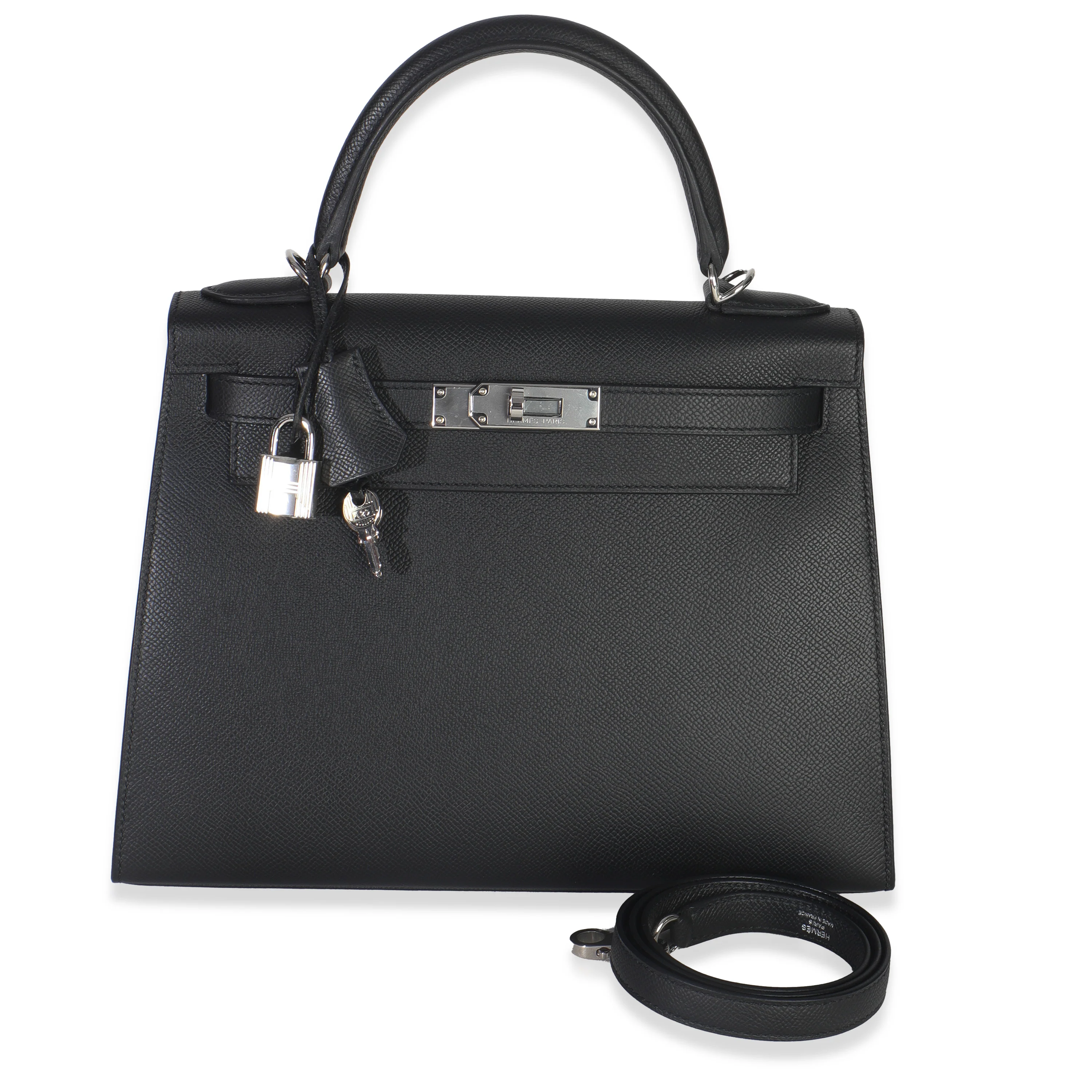 Black Epsom Sellier Kelly 28 PHW