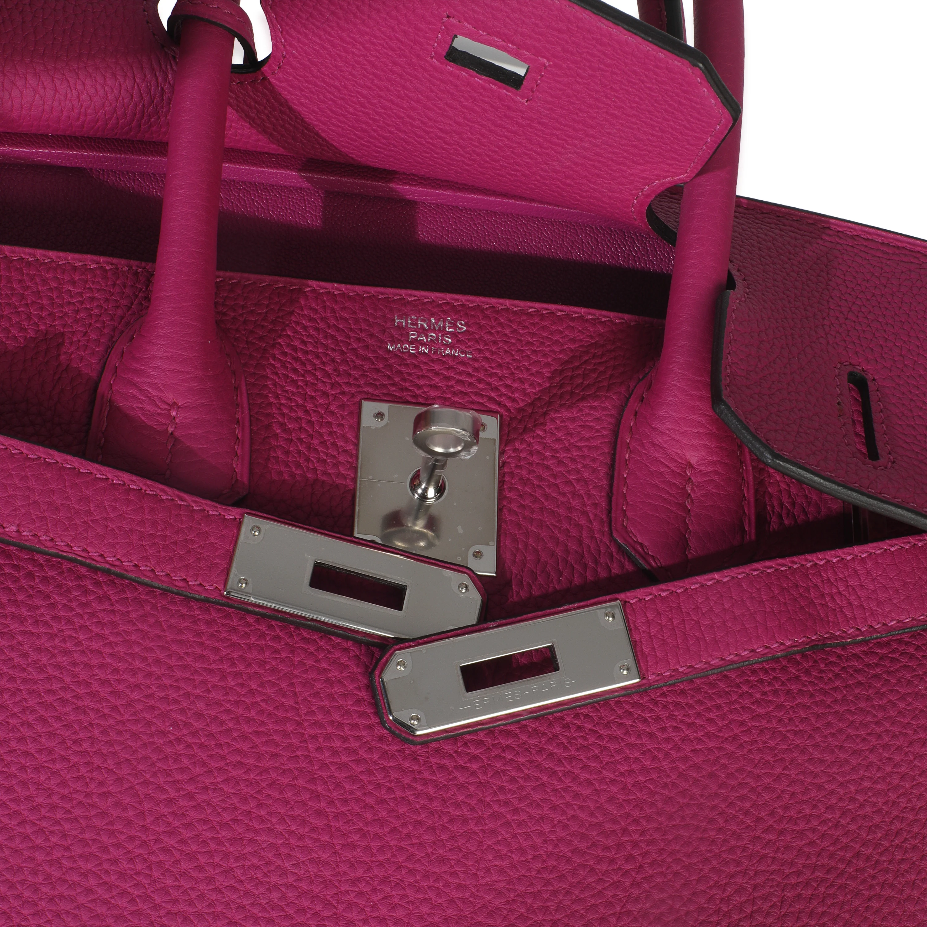 Rose Pourpre Togo Birkin 30 PHW - Image 6