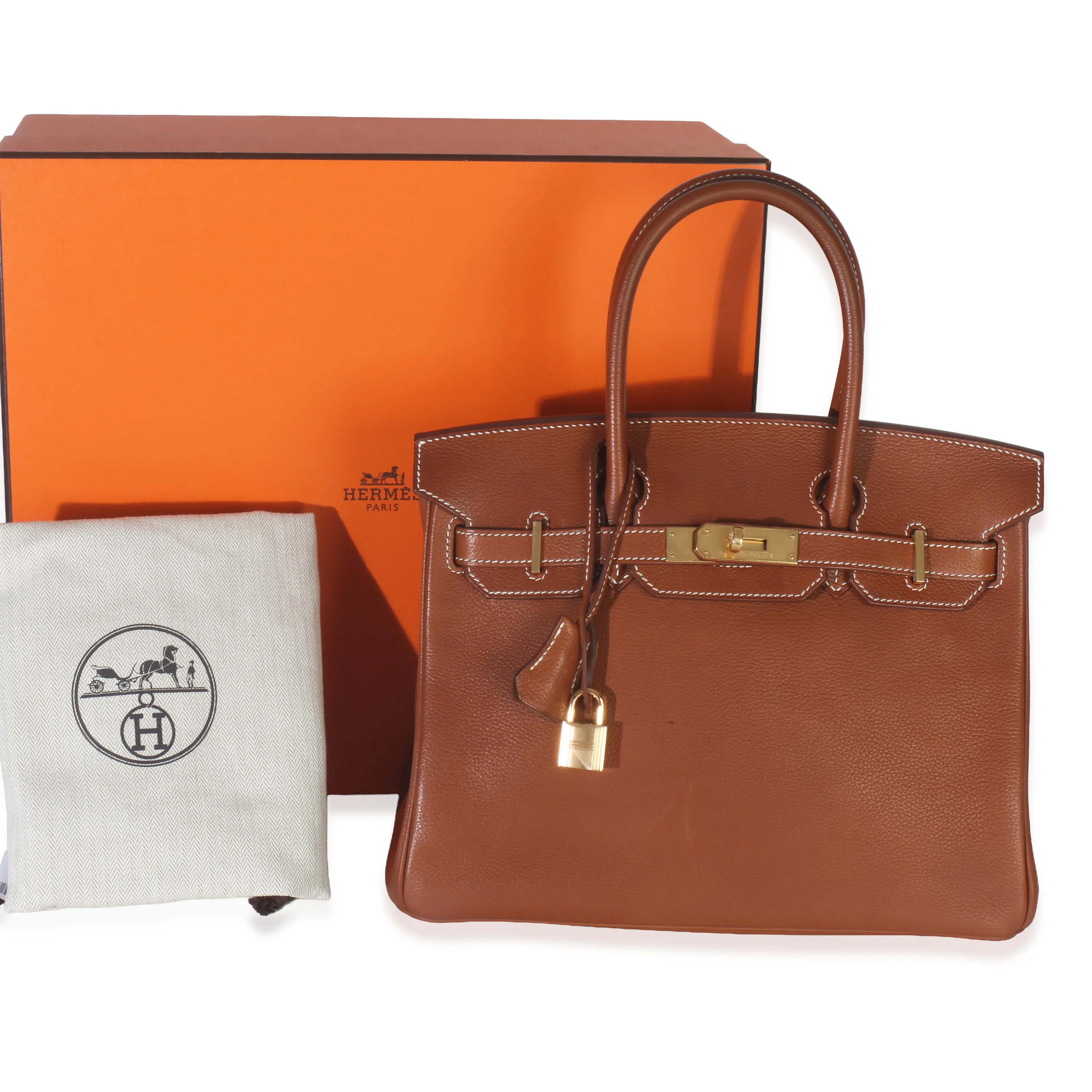 Fauve Barenia Birkin 30 GHW - Image 5