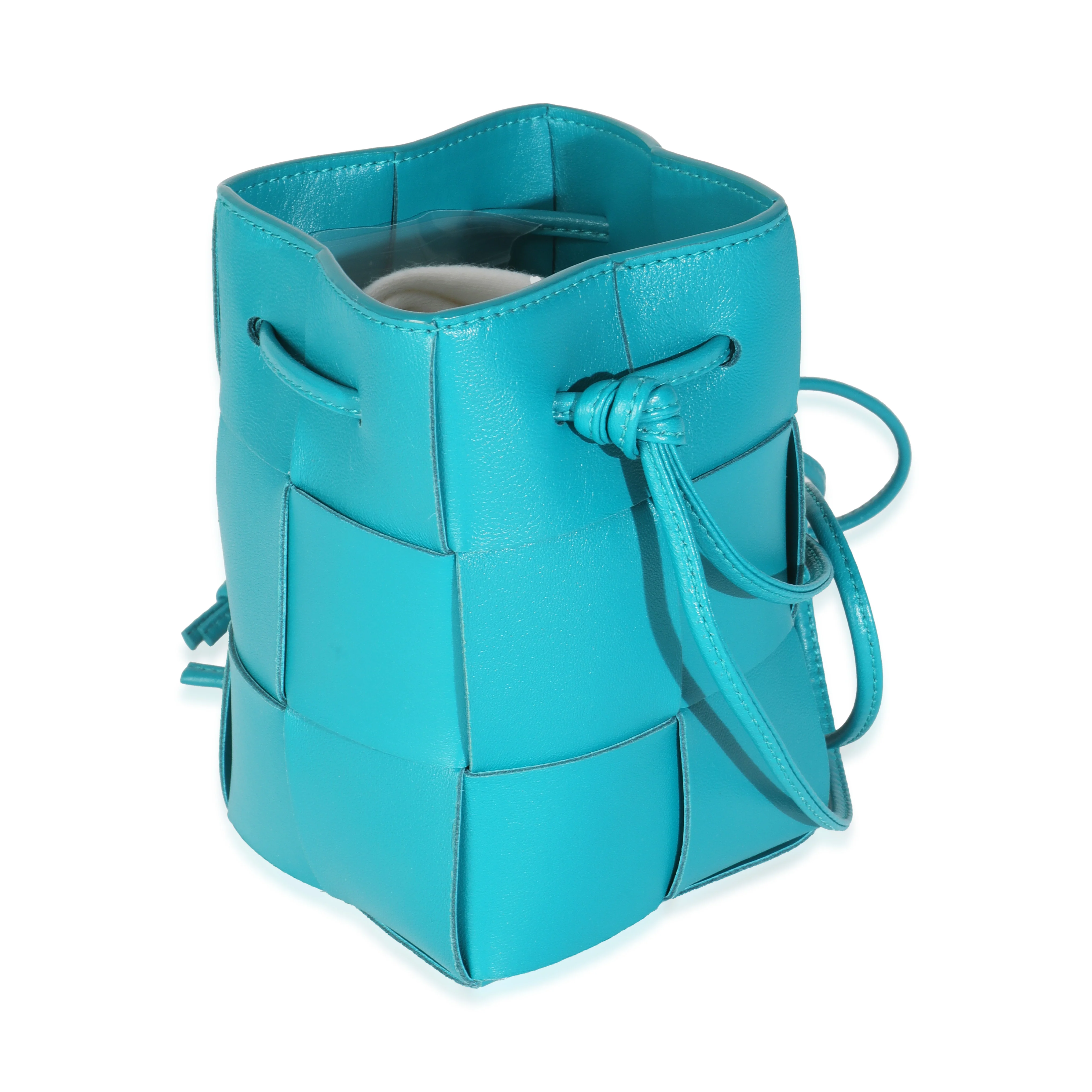 Blaster Nappa Maxi Intrecciato Mini Cassette Bucket Bag - Image 2