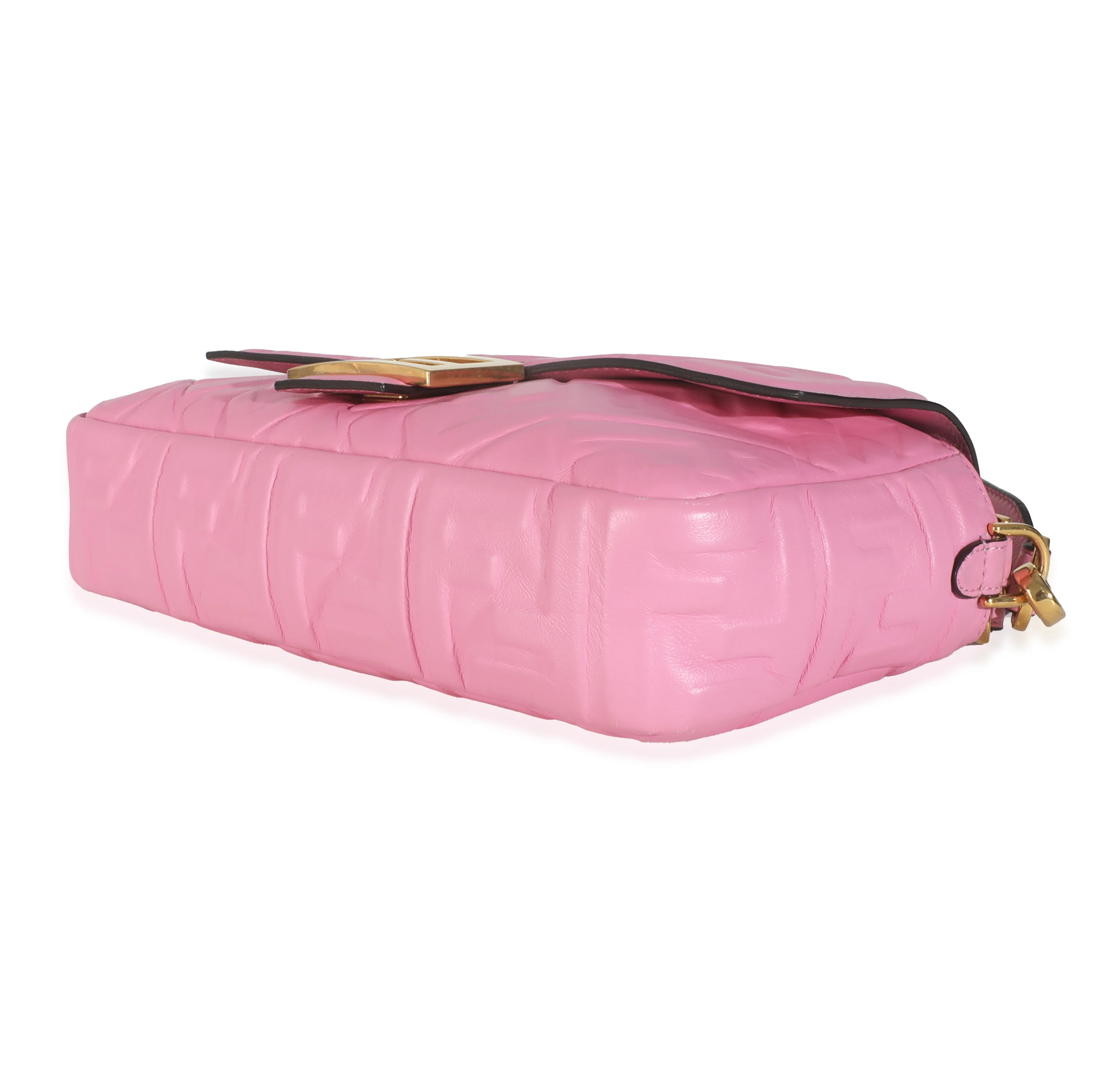 Pink Nappa FF 1974 Embossed Baguette Bag - Image 6