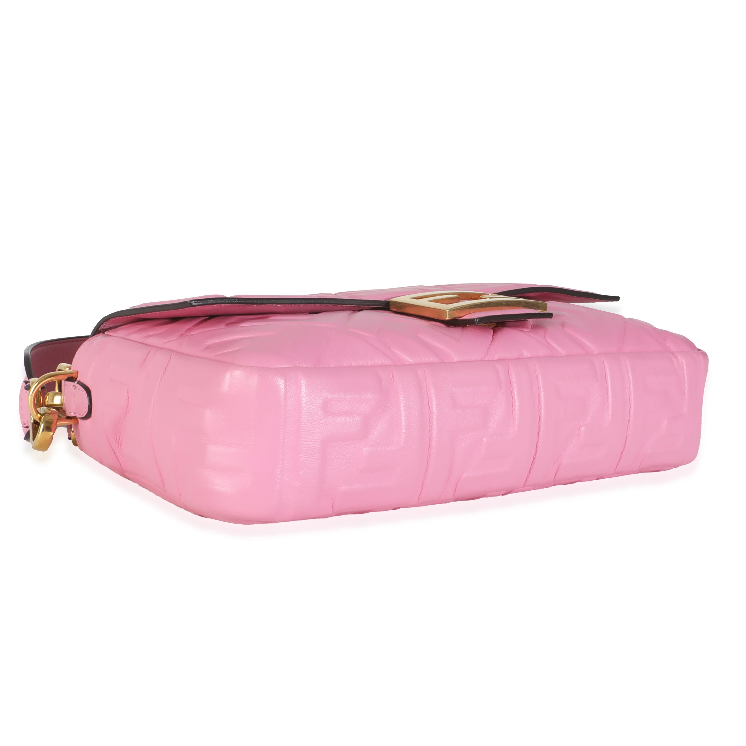 Pink Nappa FF 1974 Embossed Baguette Bag - Image 8