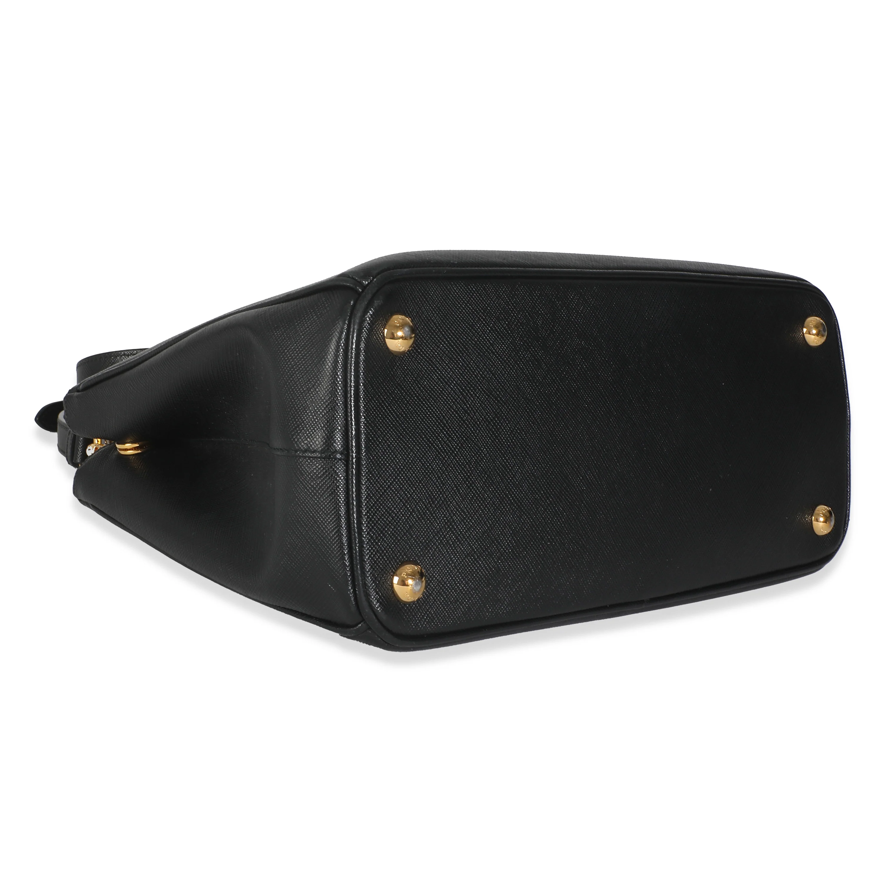Black Saffiano Galleria Small Double Zip Tote - Image 6