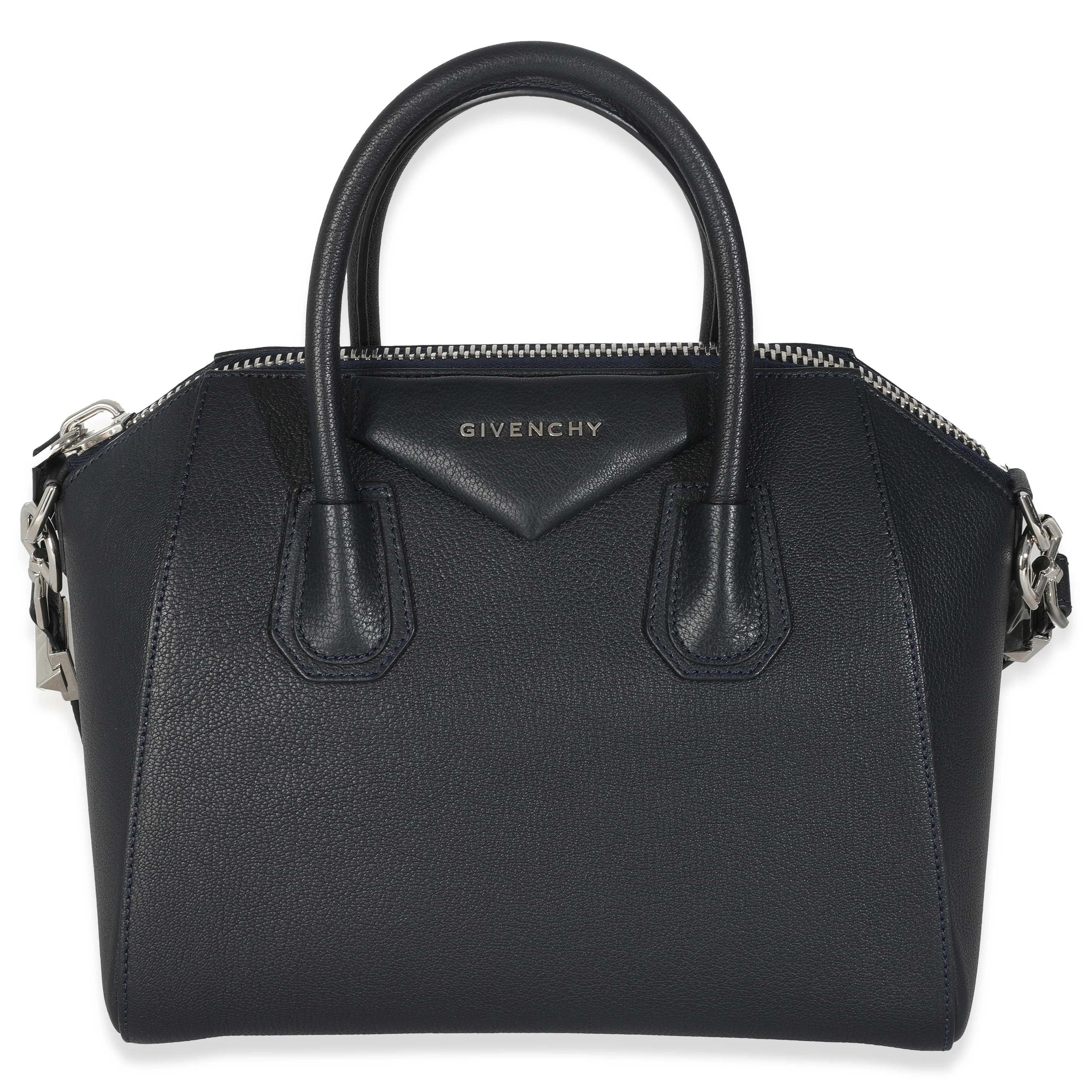 Navy Goatskin Small Antigona