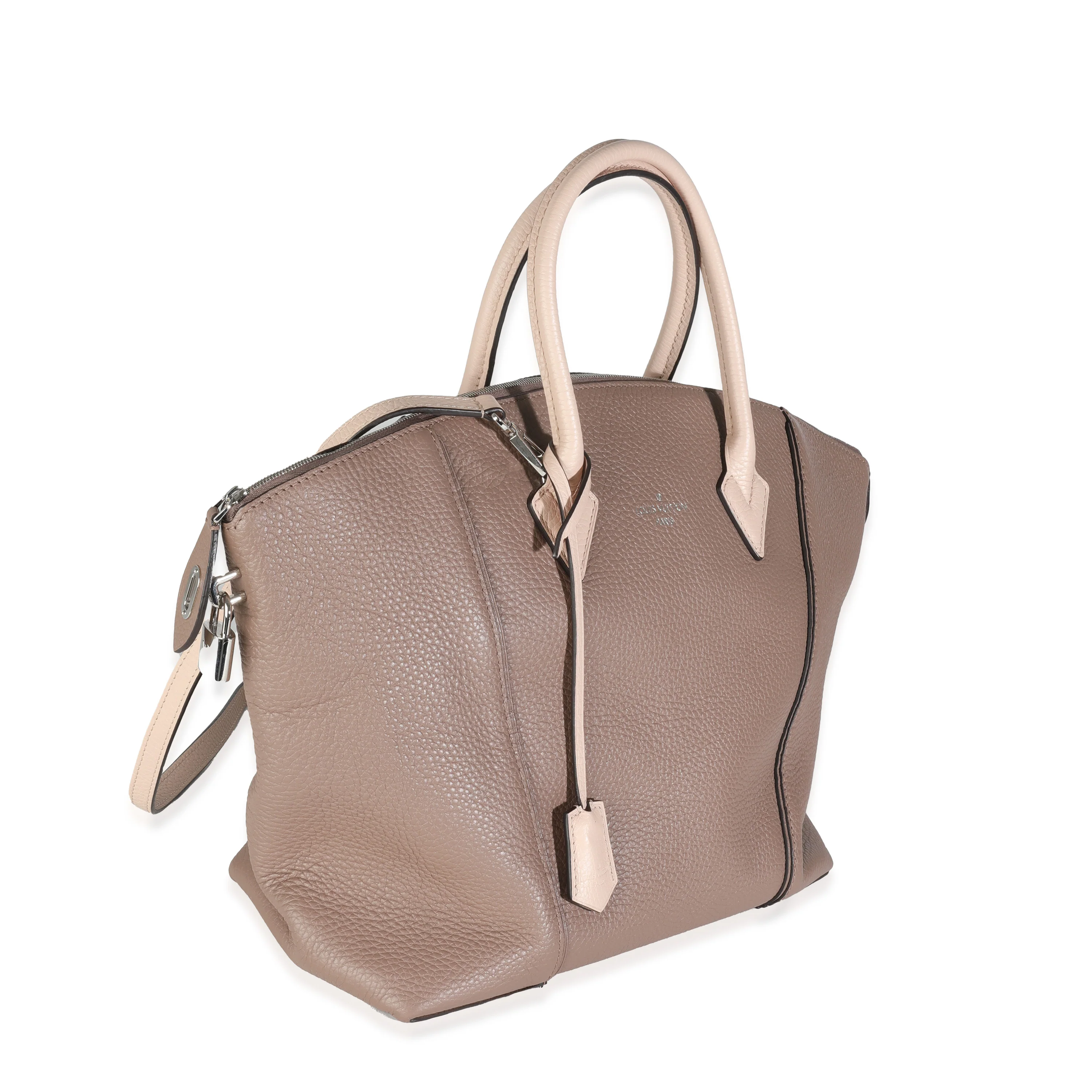 Taupe Petale Taurillon Soft Lockit MM - Image 3
