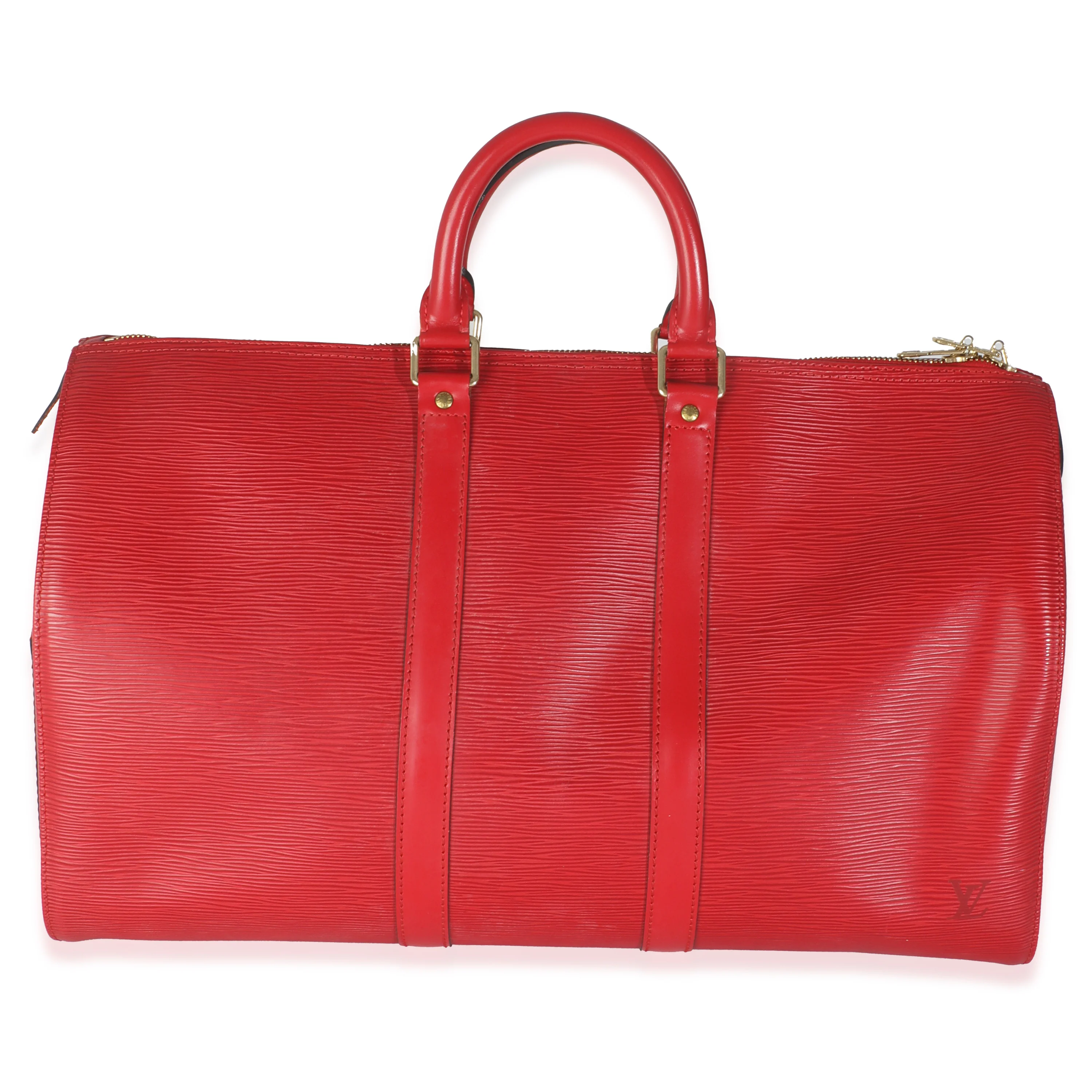 Vintage Red Epi Keepall 45 - Image 4