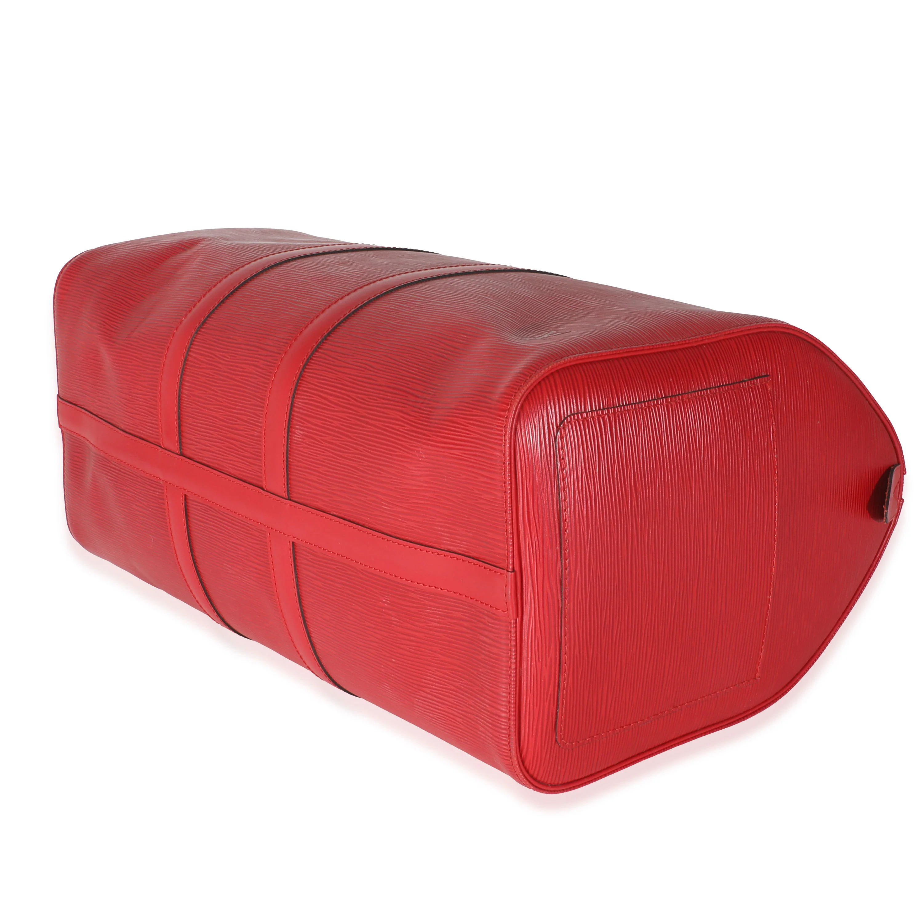 Vintage Red Epi Keepall 45 - Image 7