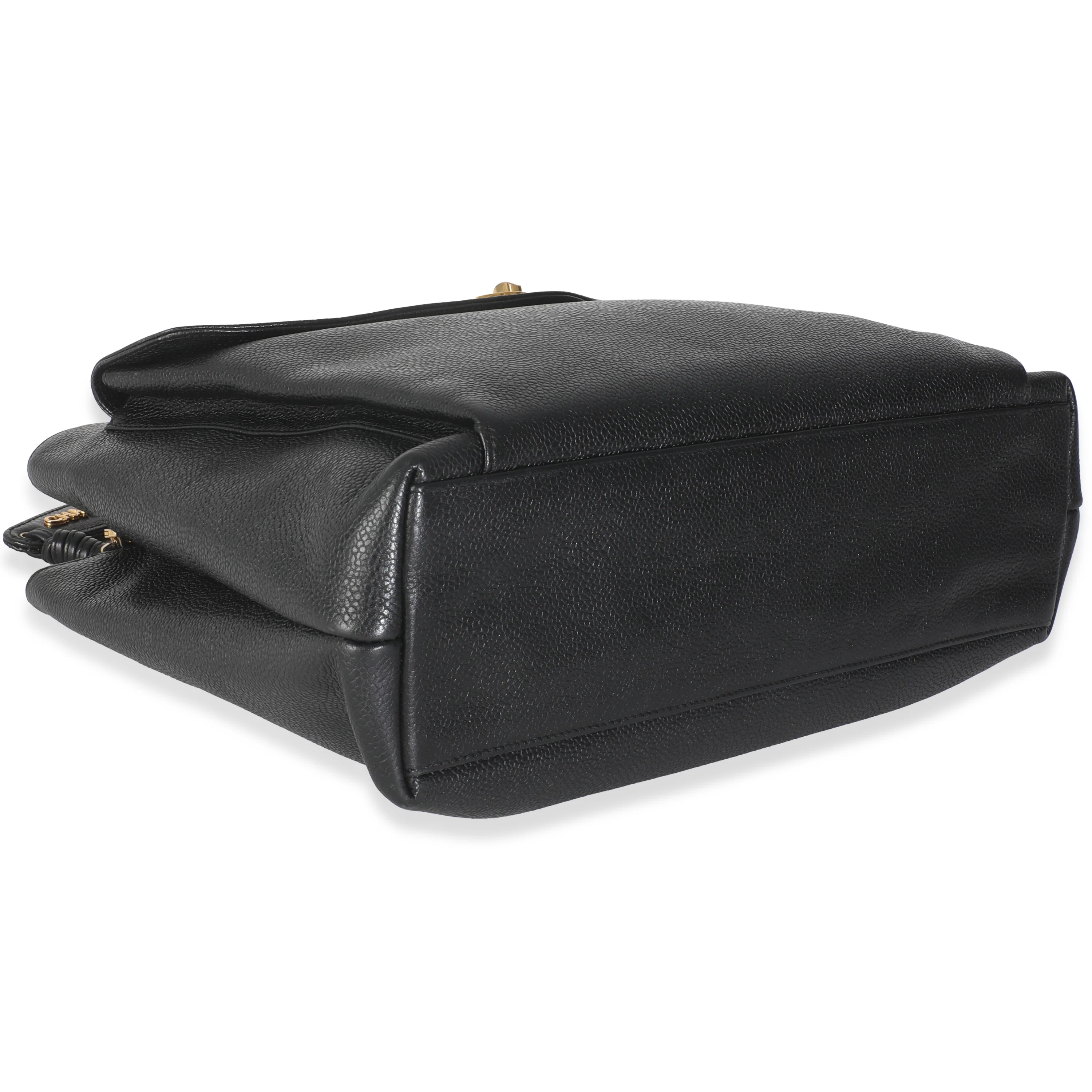 Vintage 24k Black Front Pocket Shoulder Bag - Image 6