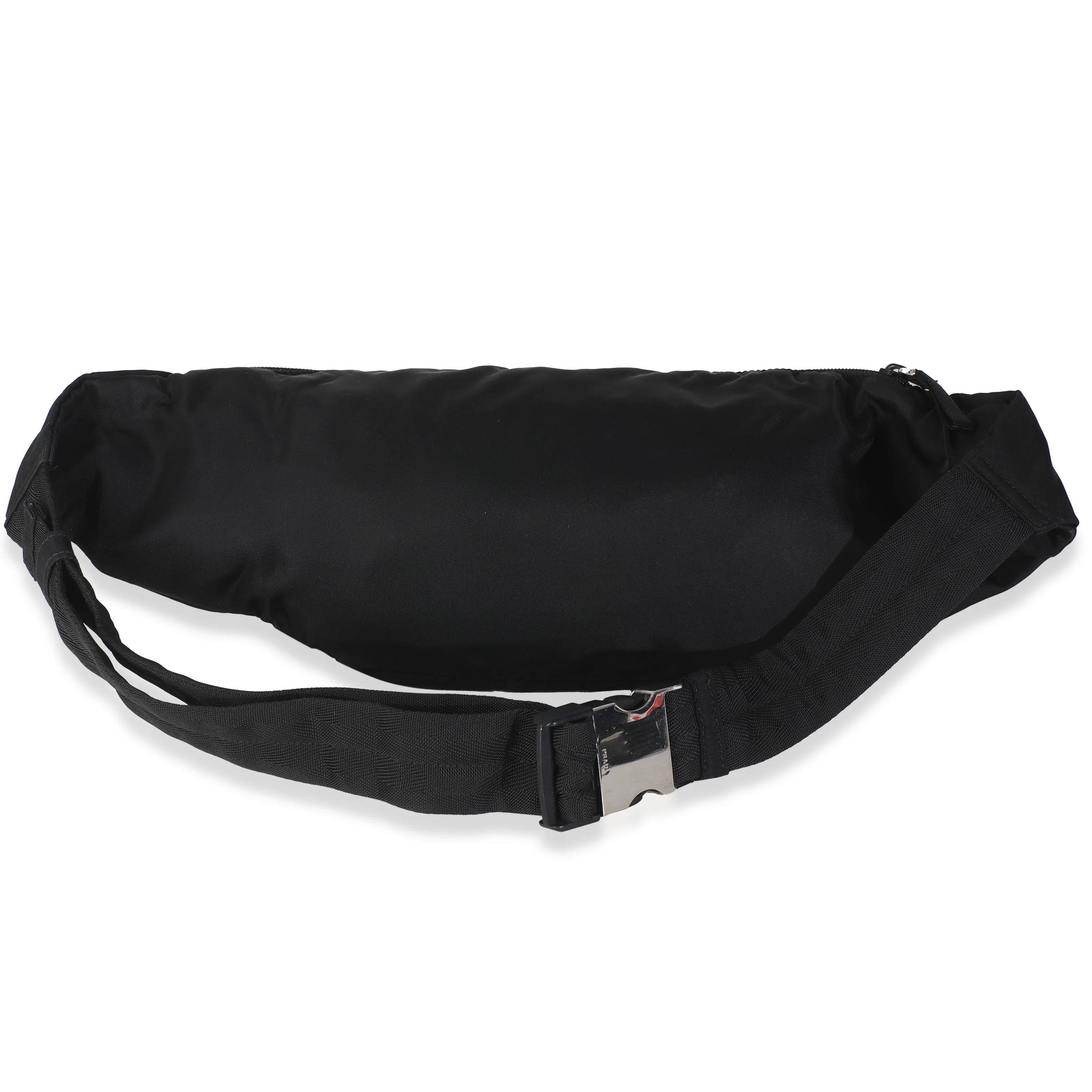 Black Re-Nylon Saffiano Logo Waist Bag - Image 4