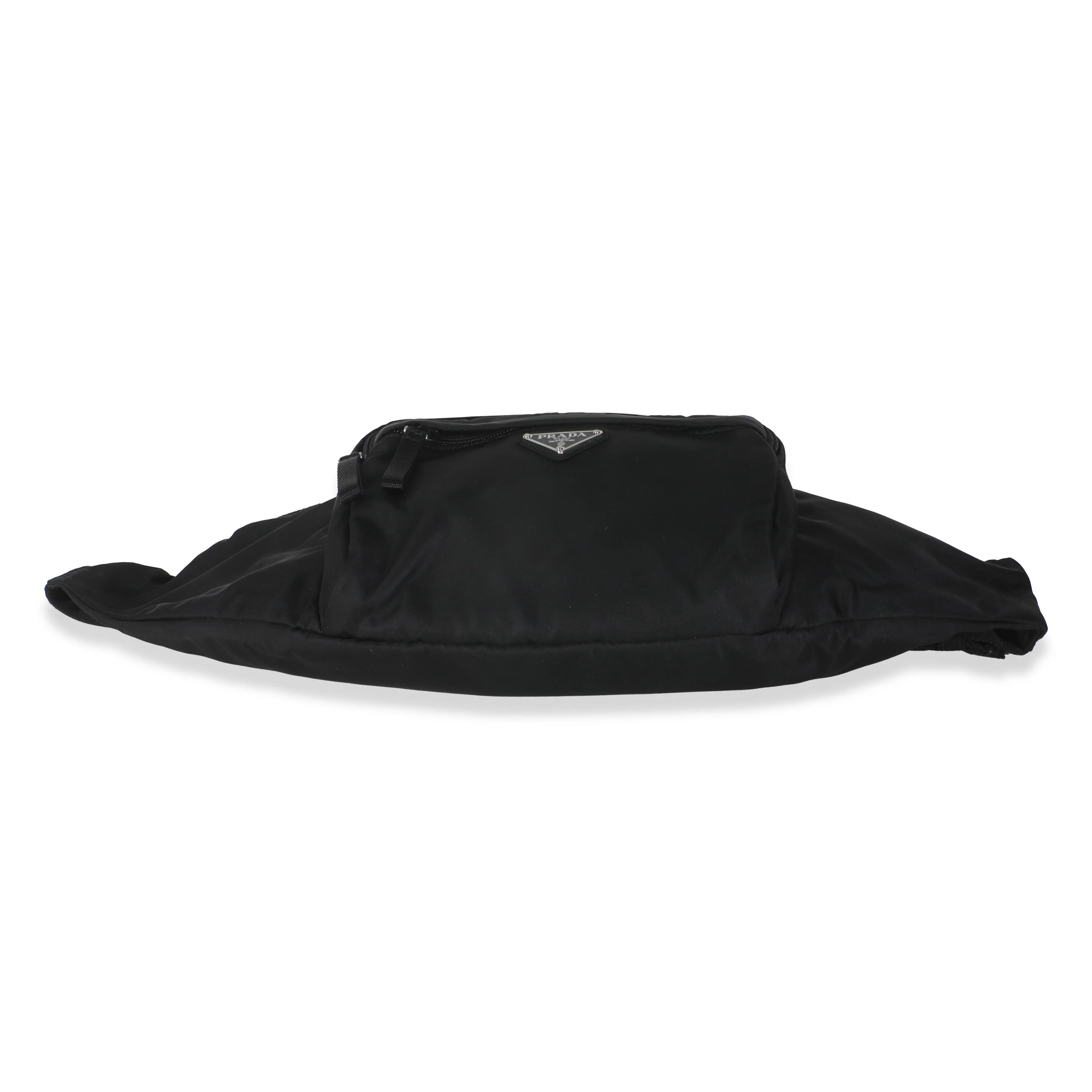 Black Re-Nylon Saffiano Logo Waist Bag - Image 5