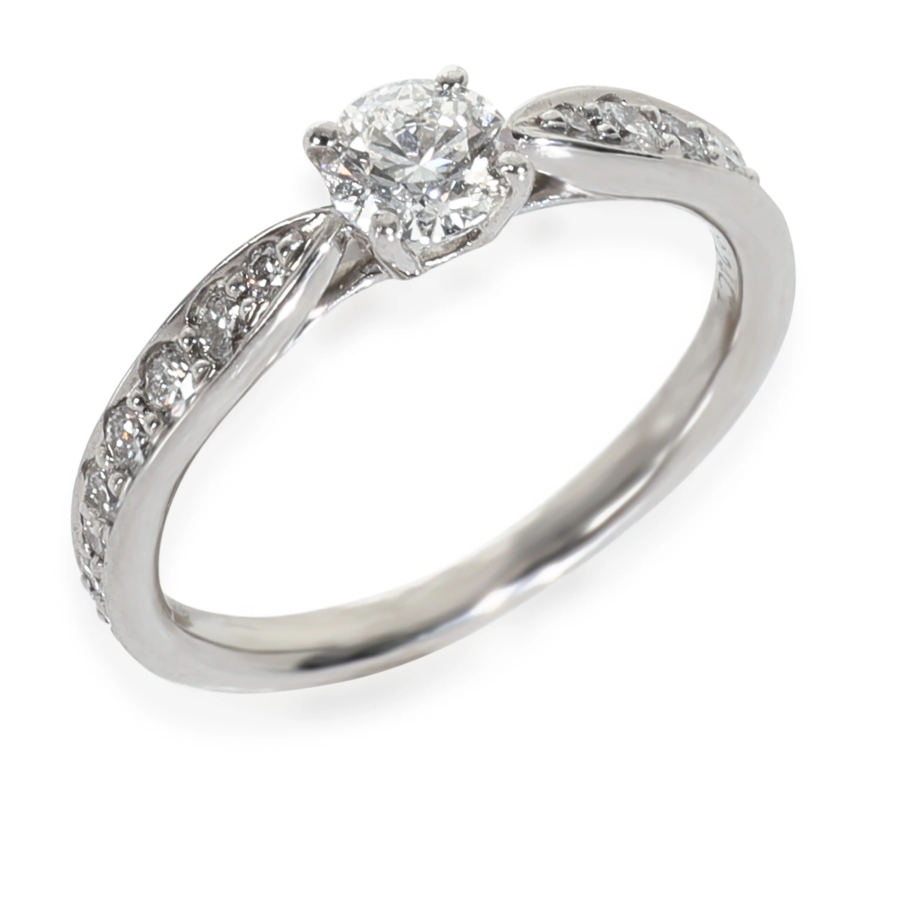 0.24 ct Round Brilliant Diamond Harmony Engagement Ring - Image 3