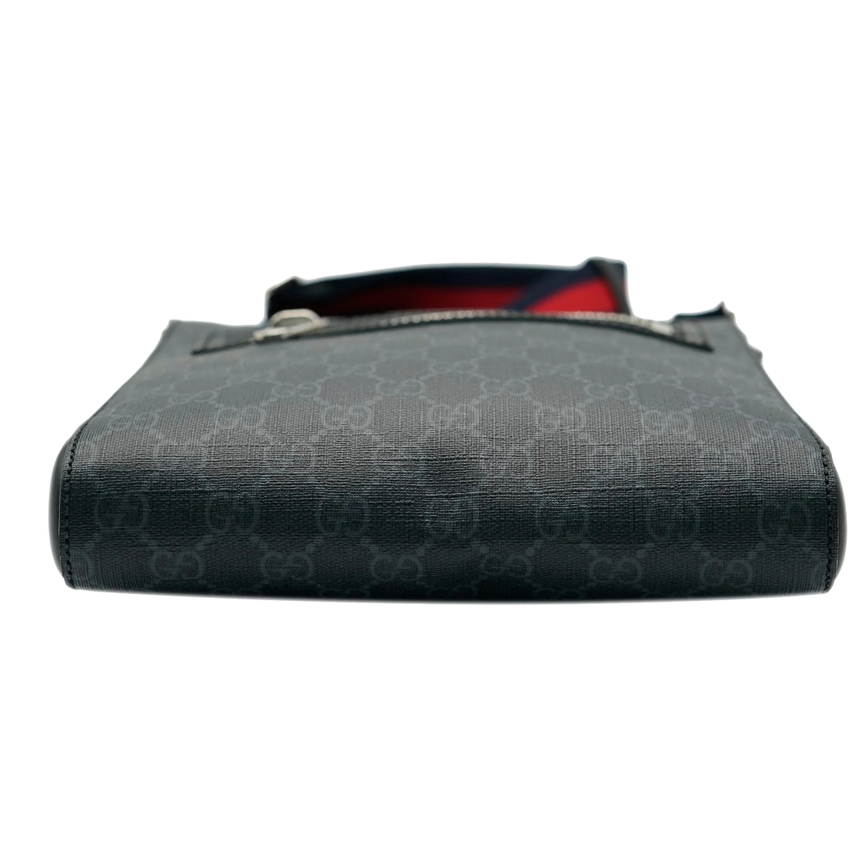 Black GG Supreme Messenger Bag - Image 4