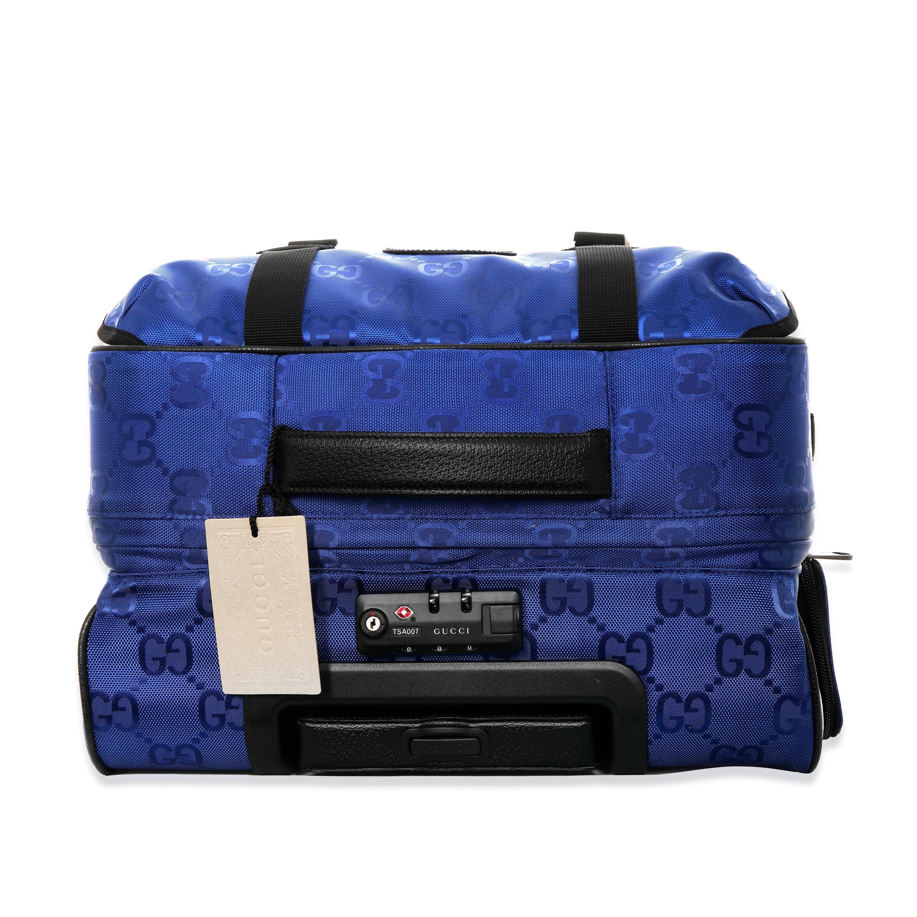 Blue Nylon Off The Grid Small Trolley - Image 8