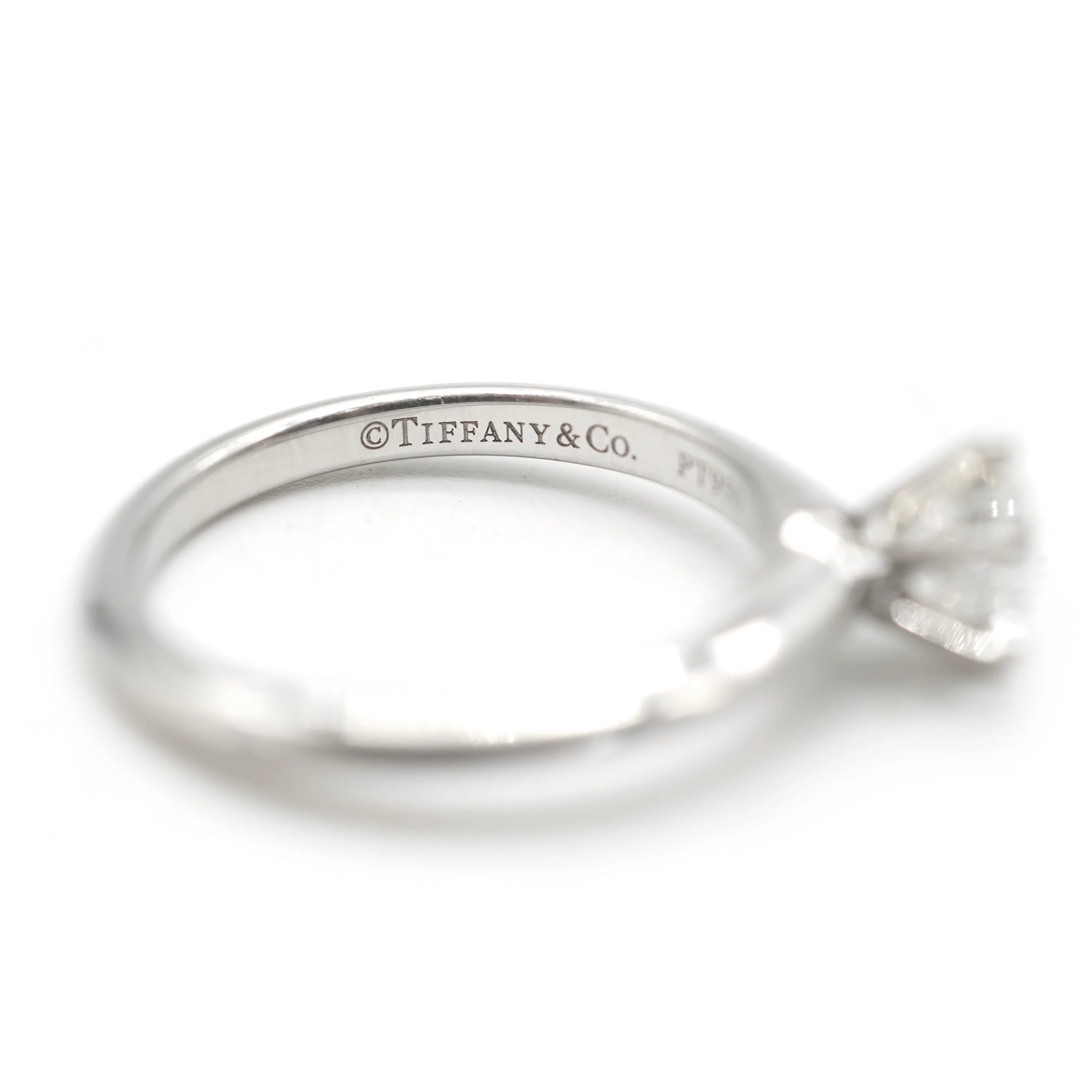 Solitaire Engagement Ring, .65 Ct. GVS1 in Platinum - Image 2