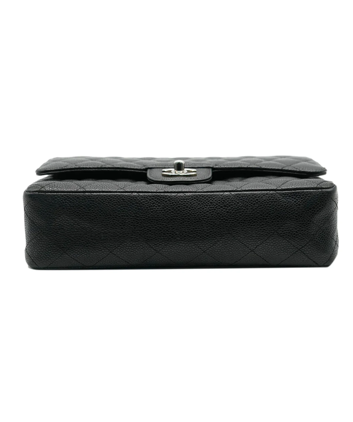 Chanel Black Quilted Caviar Medium Classic Double Flap - Image 5