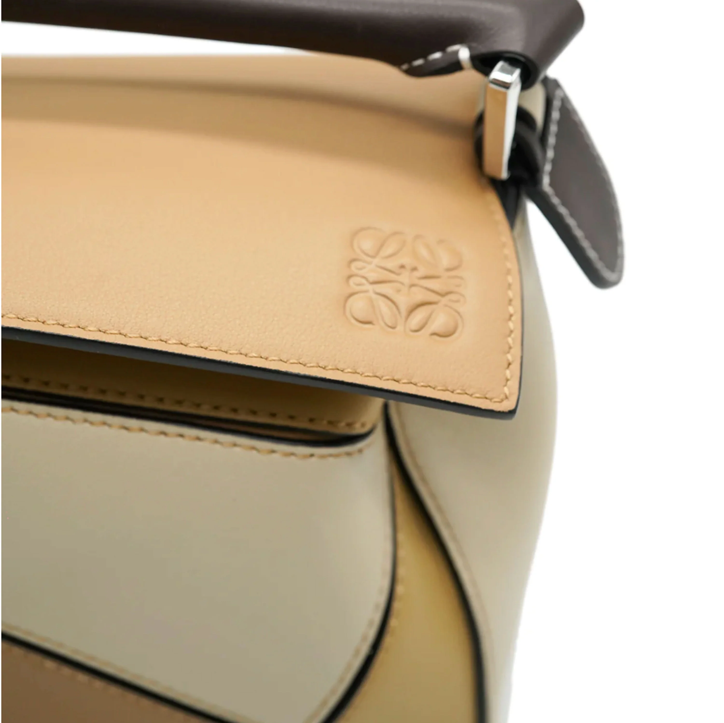 Tricolor Calfskin Small Puzzle - Image 2